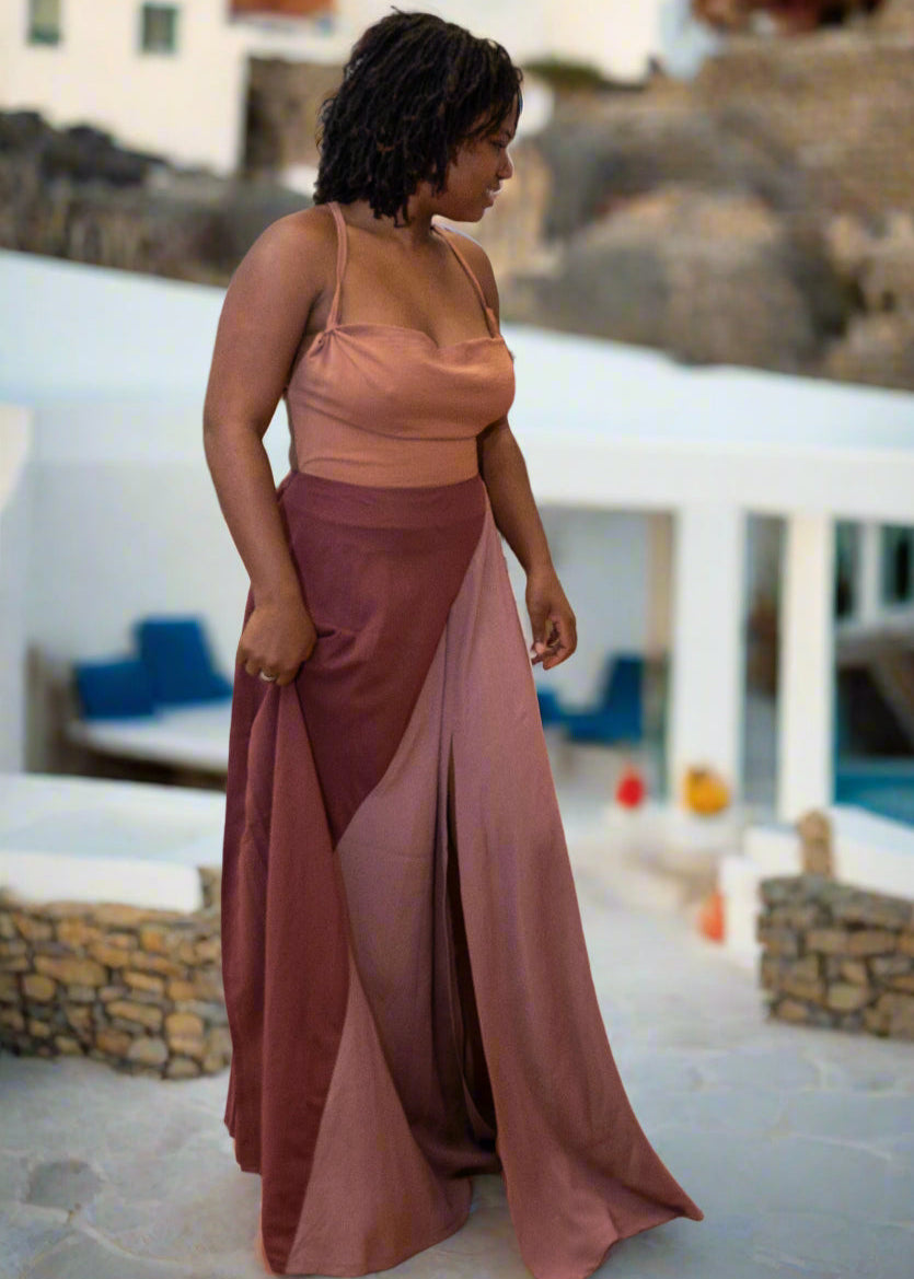 Summa Colorblock Summer Dress