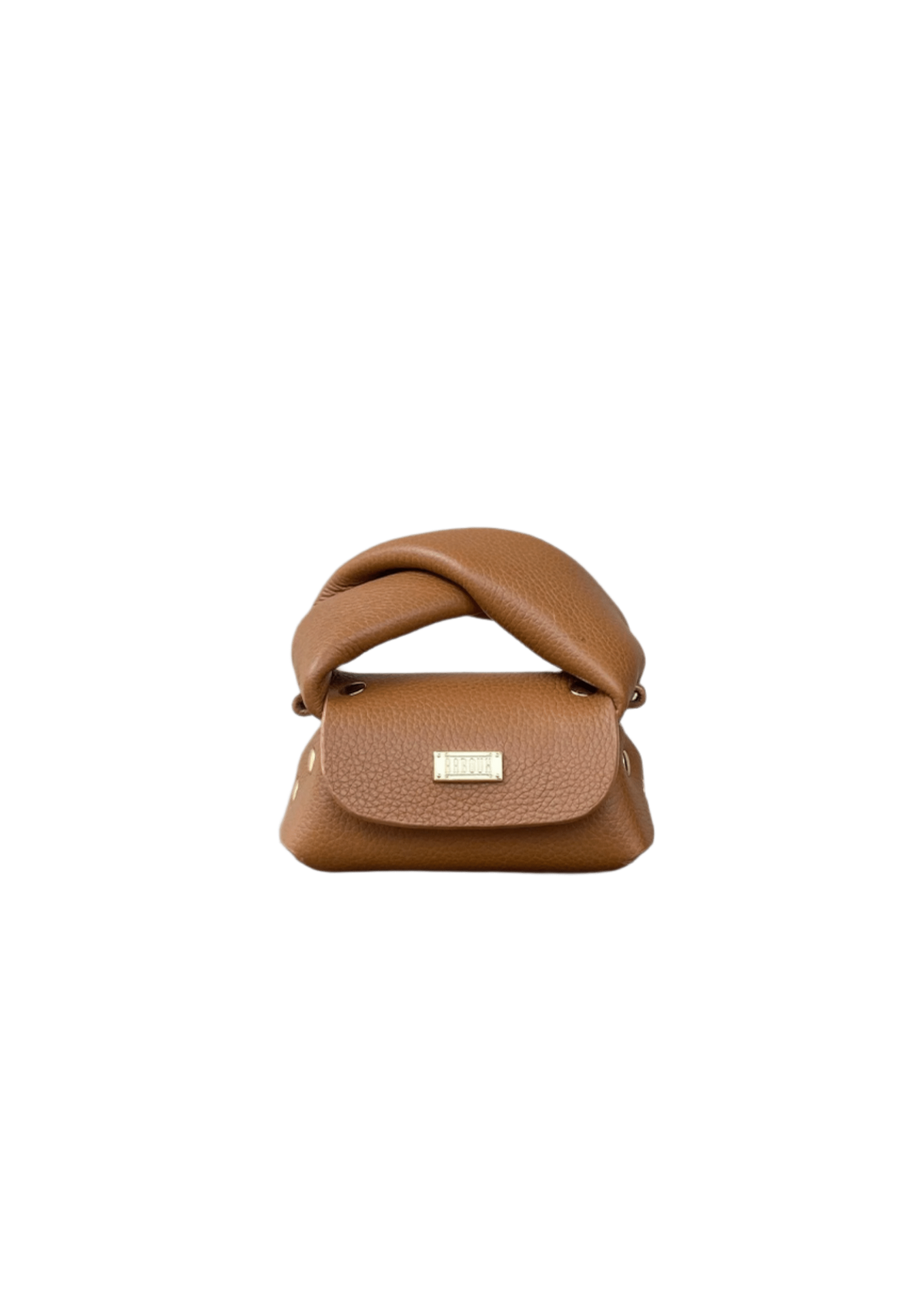 Lily Micro Tan Pebble Grain - Brown - Bags - African Fashion by Aaboux