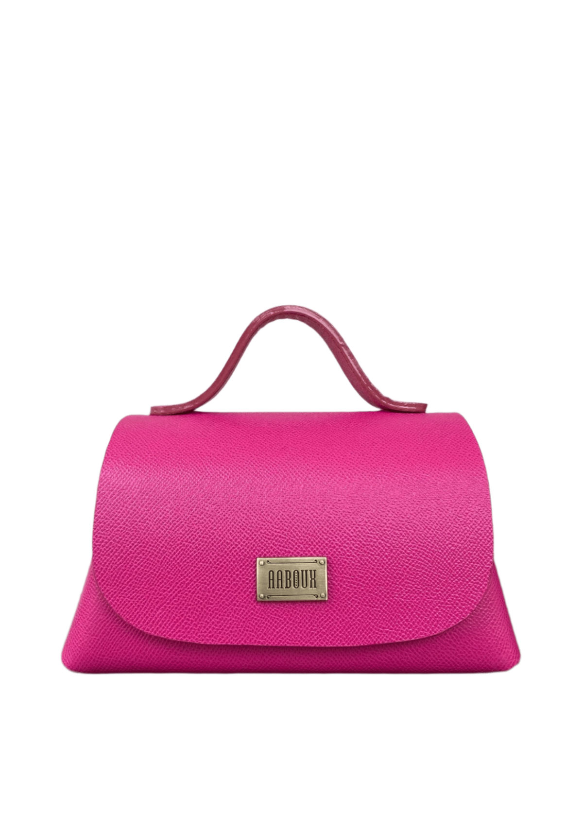 Mira XO Hot Pink Saffiano Print Leather - Dyed Adire - Bags - African Fashion by Aaboux