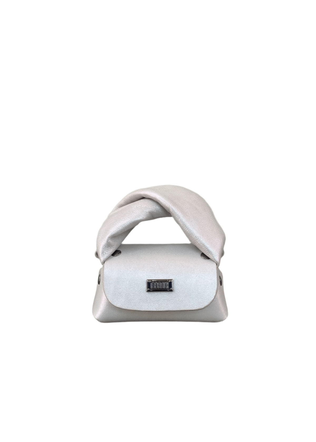 Lily Micro Mother of Pearl Smooth Grain - White - Bags - African Fashion by Aaboux