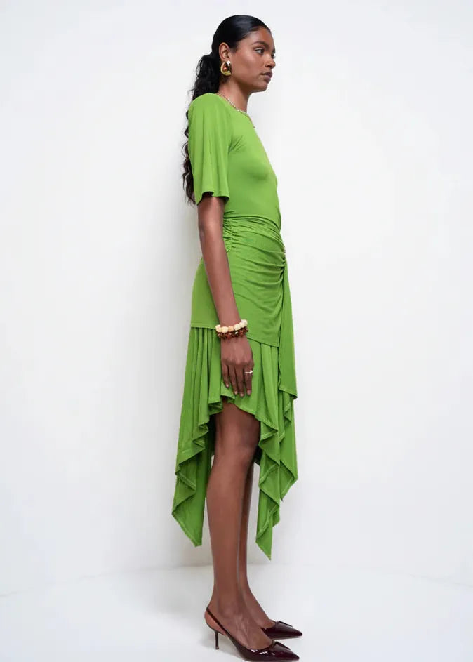 Aluka Dress Acacia Green Dress