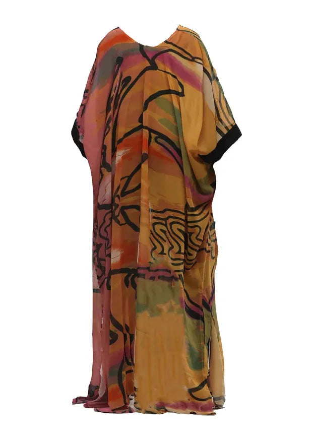 Aluka Kimono Maziwa Kaftan