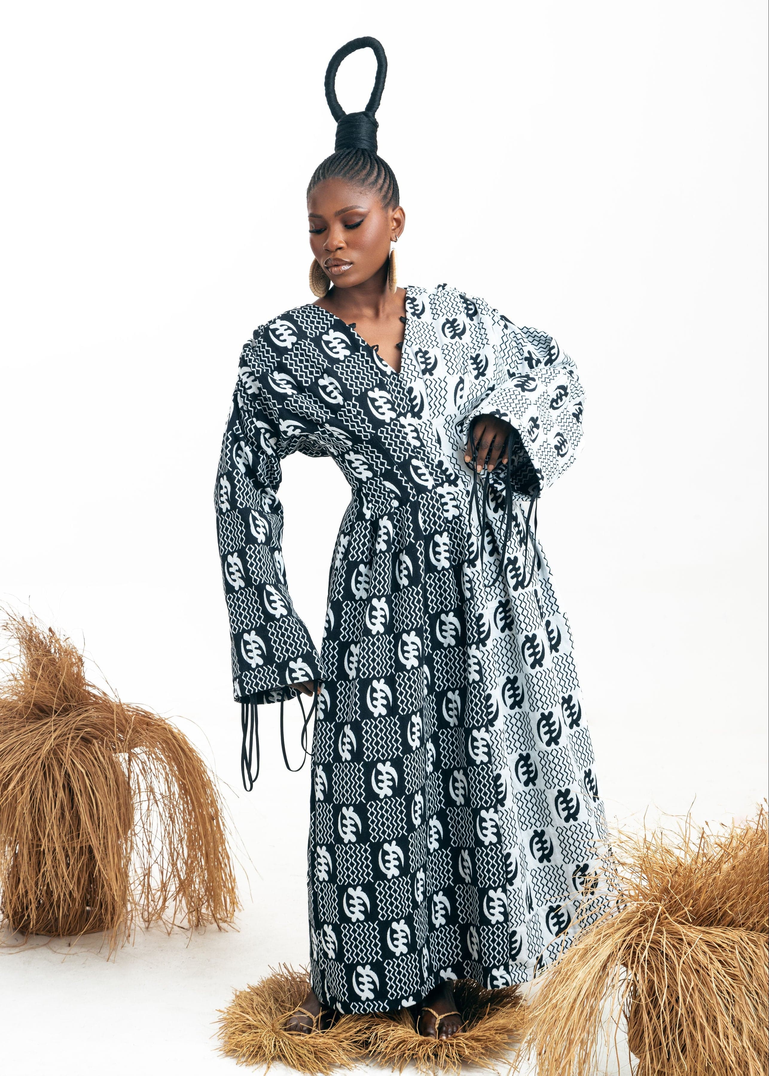 Atuche Woman Dress Zaram Gye Nyame Dress II