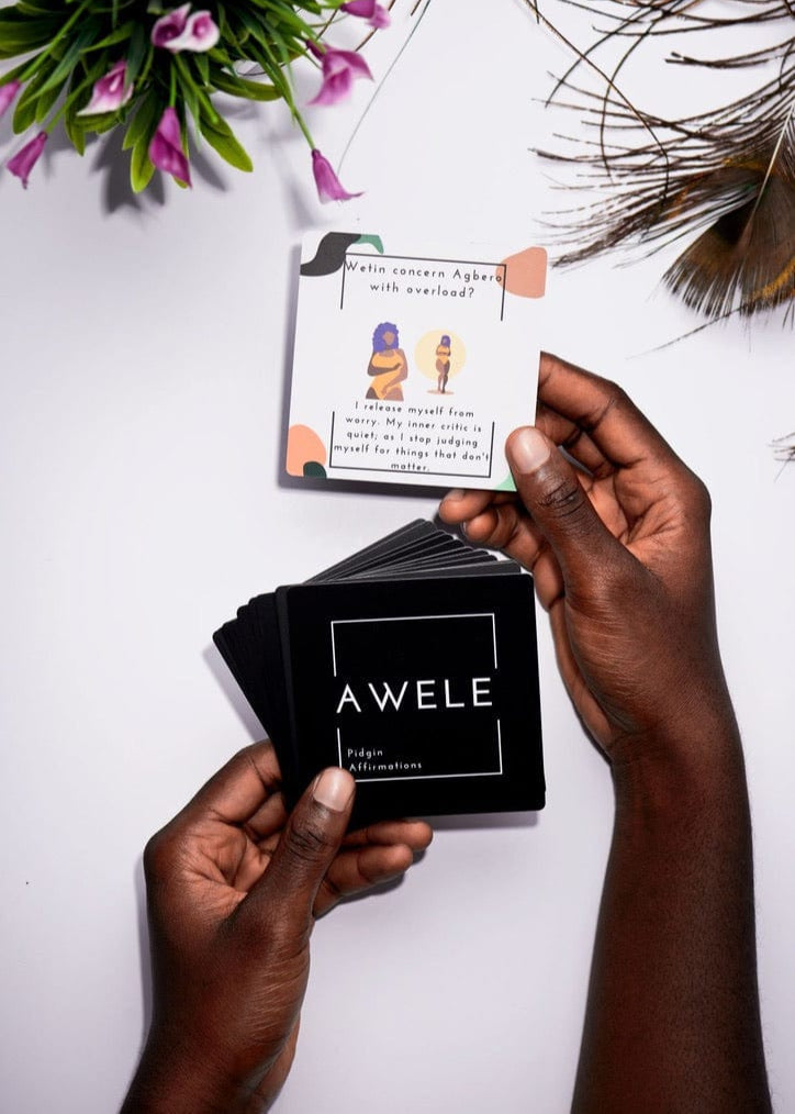 Awele Lifestyle Awele Pidgin Affirmation Cards