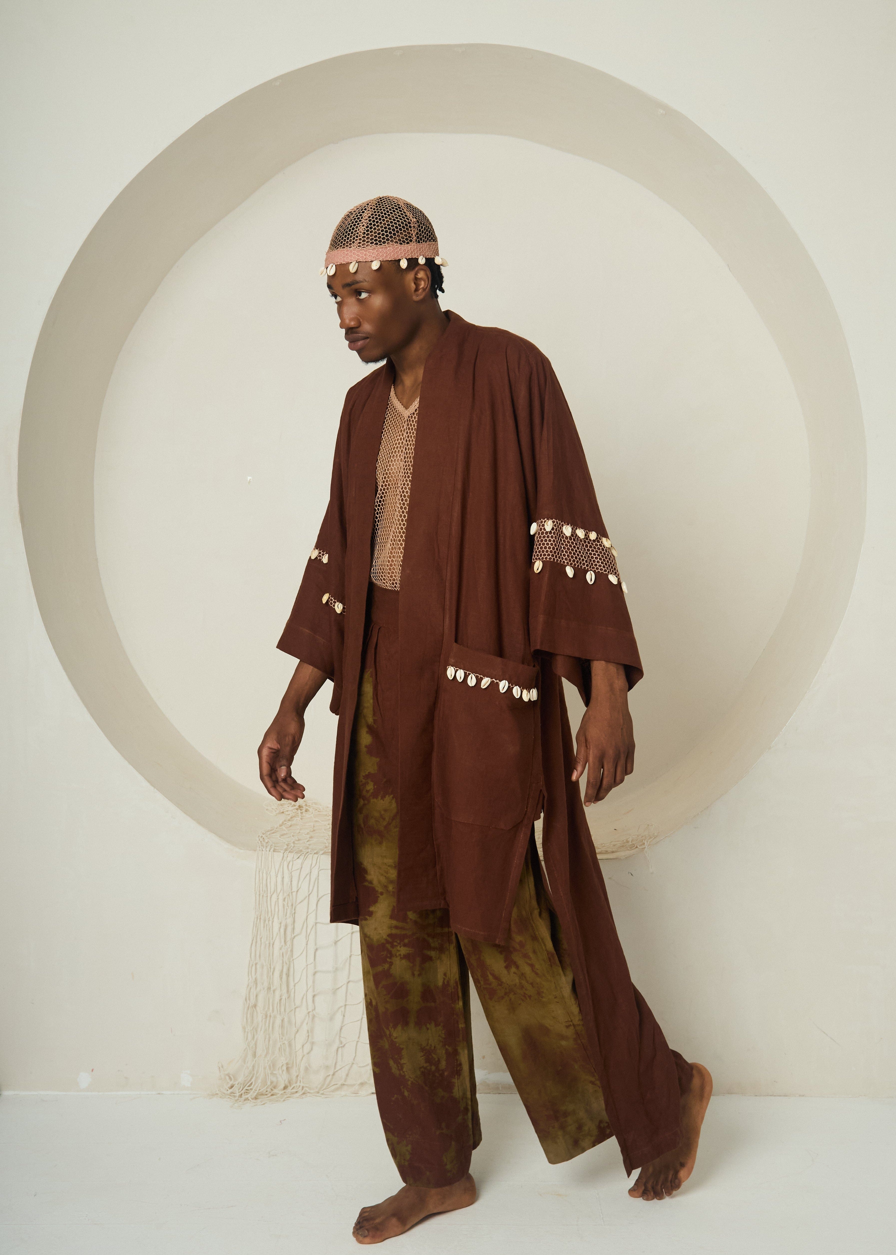 AYAH Kimono Brown / 8 Baron Robe