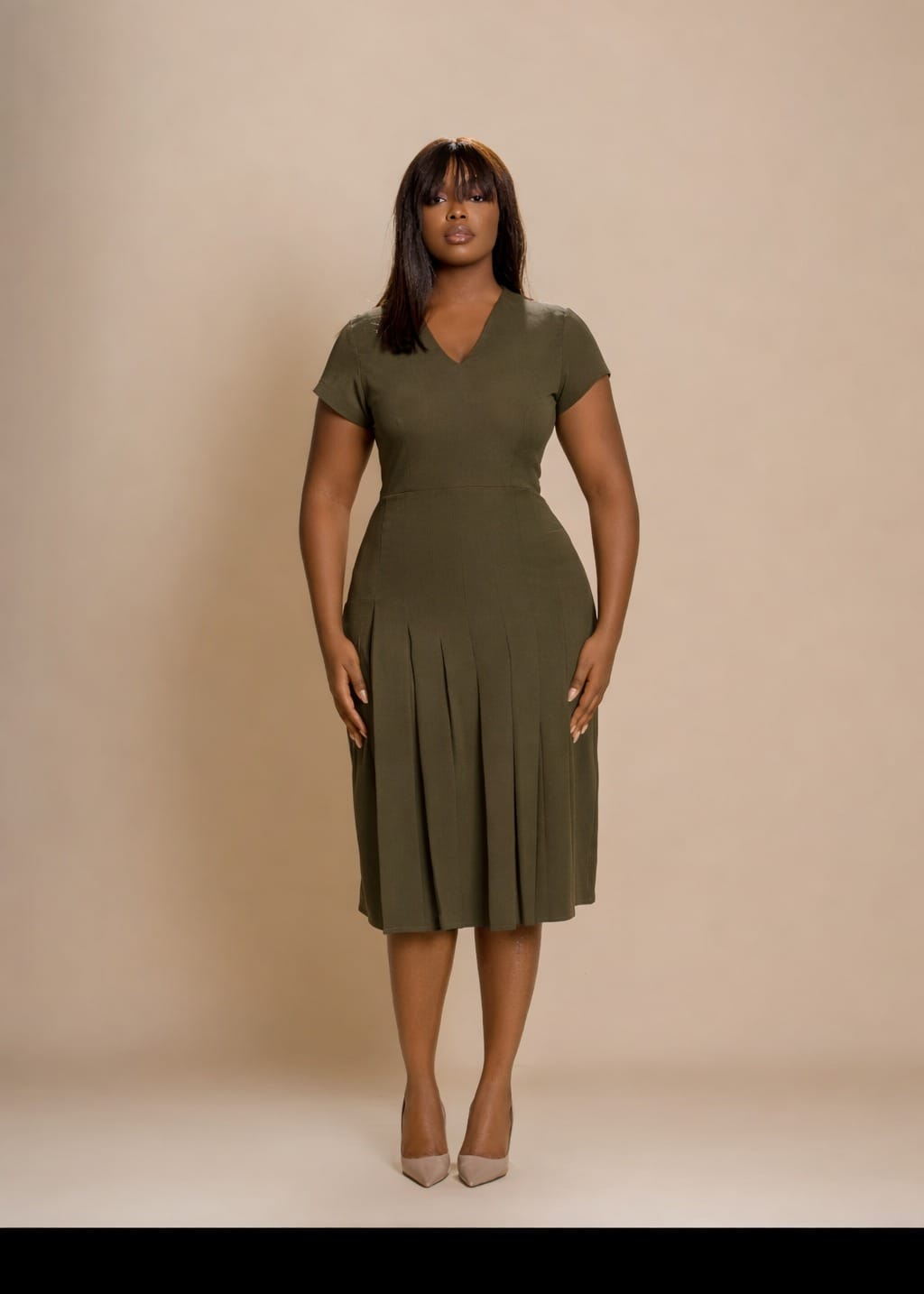 AyoJayne Lagos Dresses Bloom Pleat Dress