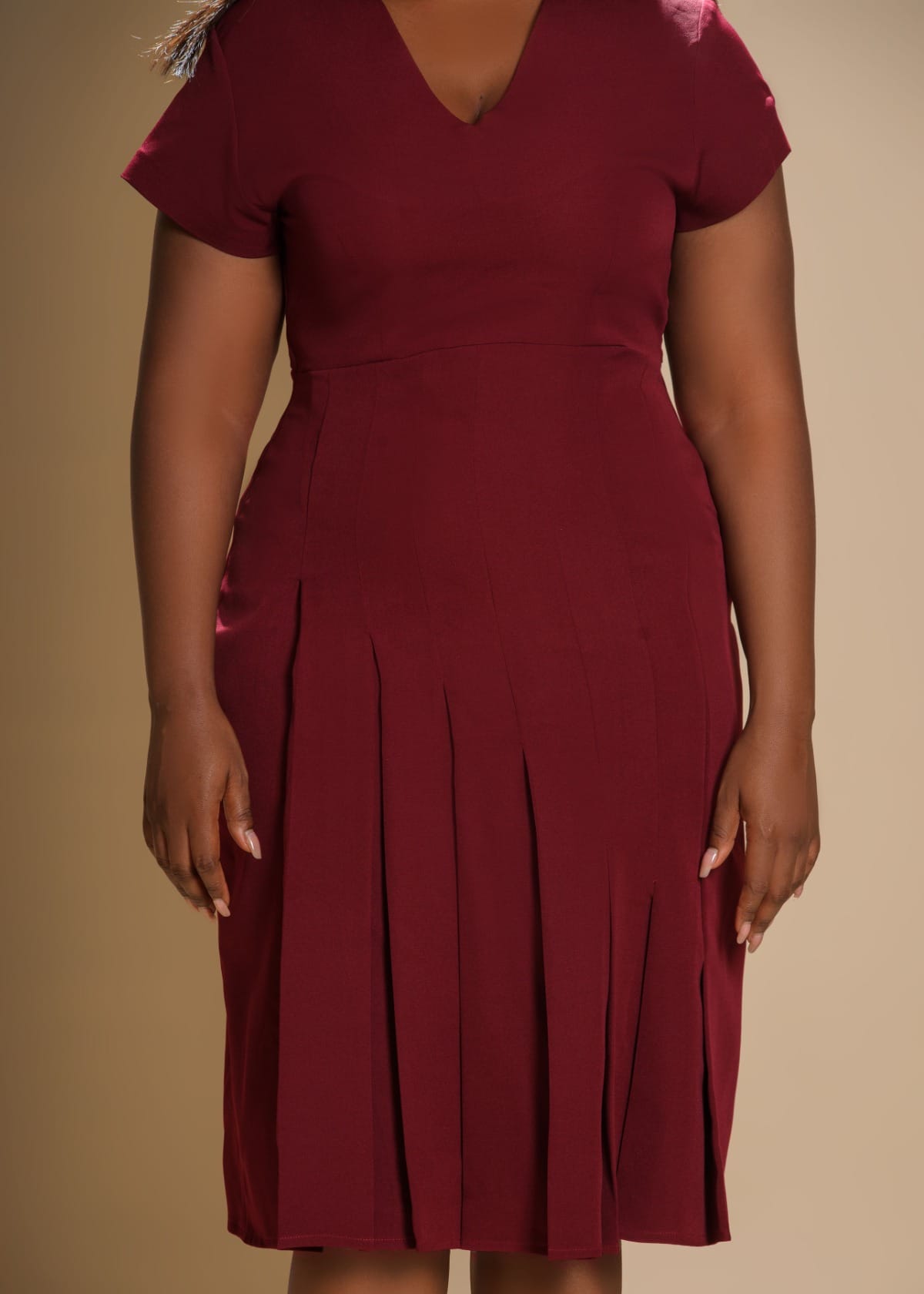 AyoJayne Lagos Dresses Bloom pleat dress (olive)