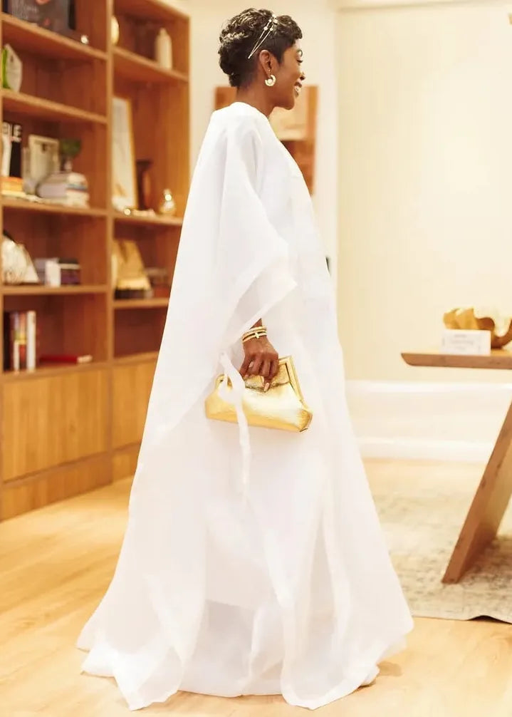 Bibire Bubu White Agbada Luxury Boubou