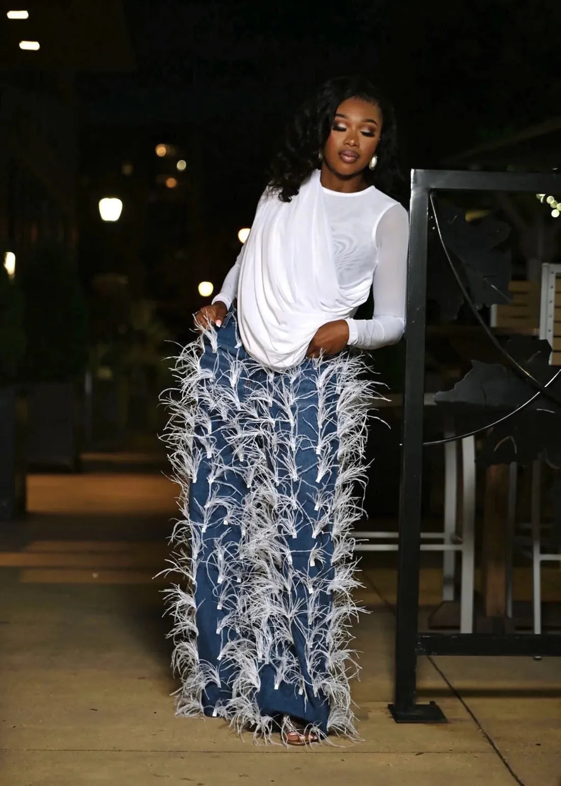 Bibire Trousers & Jeans Feathered Jeans