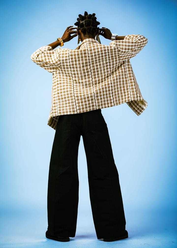 Bluprnt Jackets & Coats Sandstone Aso Oke Jacket