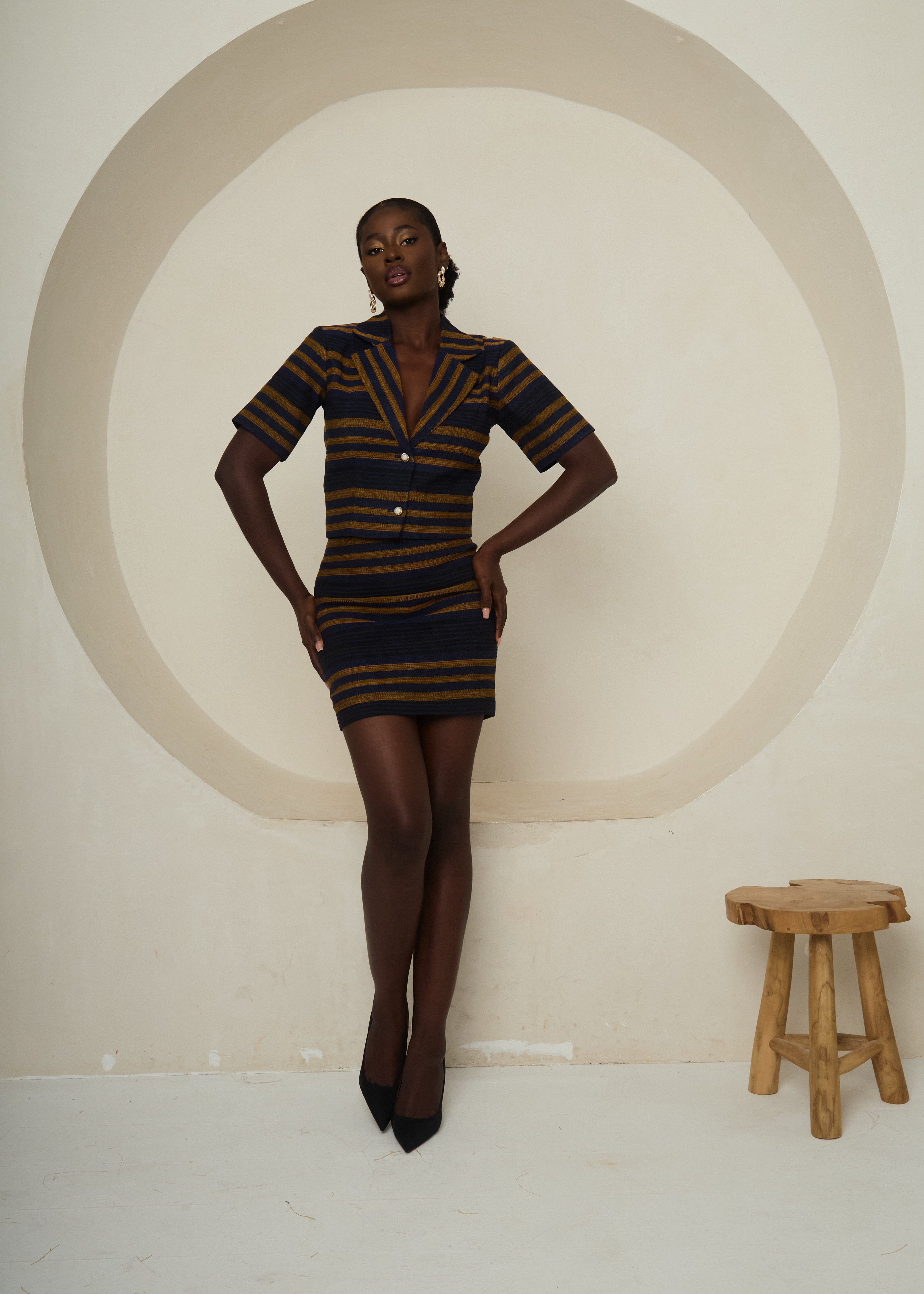 Bola Co-Ord Set Black / 6 Obirin Ògé Set