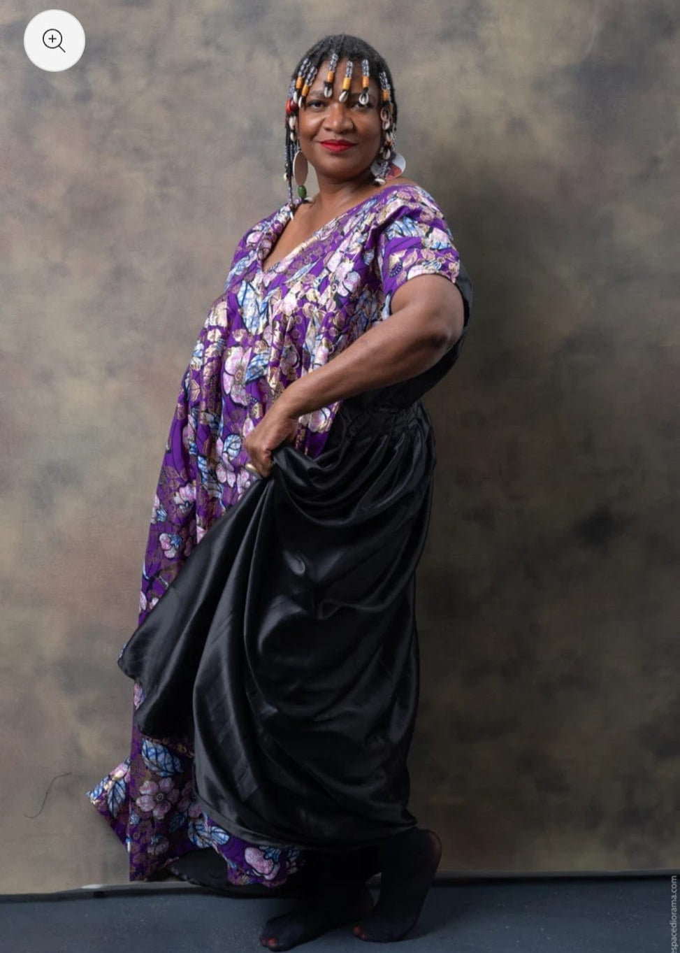 Bola Nangabe Dress The Royal Bloom Reversible Kaftan