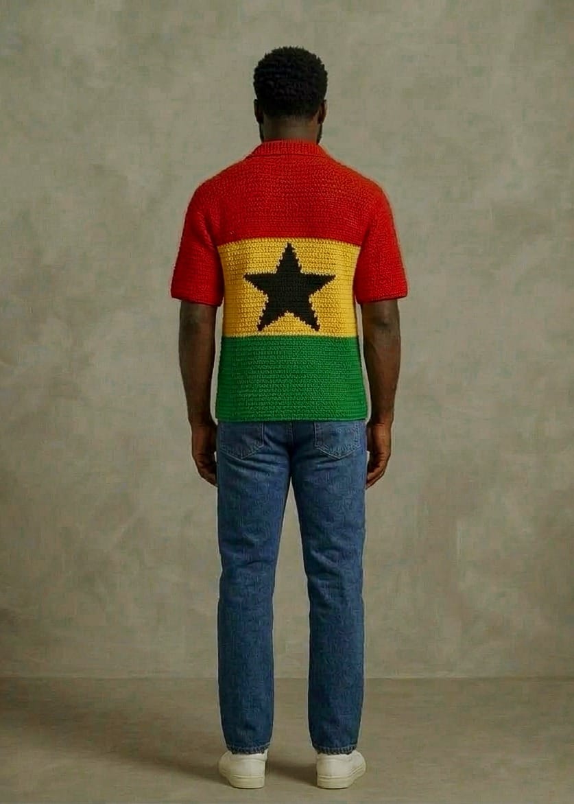 Dzini Tops & T-Shirts Ghanani Crochet Shirt (Male)