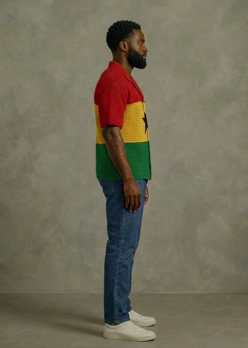 Dzini Tops & T-Shirts Ghanani Crochet Shirt (Male)