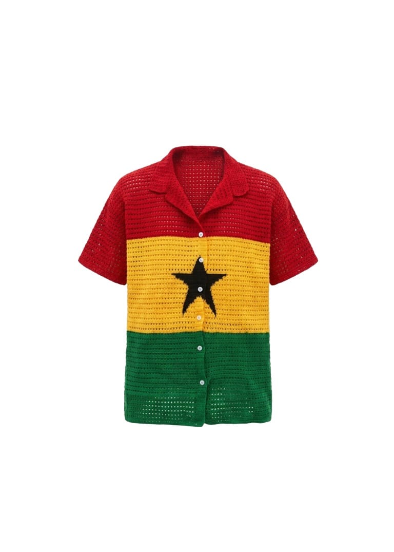 Dzini Tops & T-Shirts Ghanani Crochet Shirt (Male)