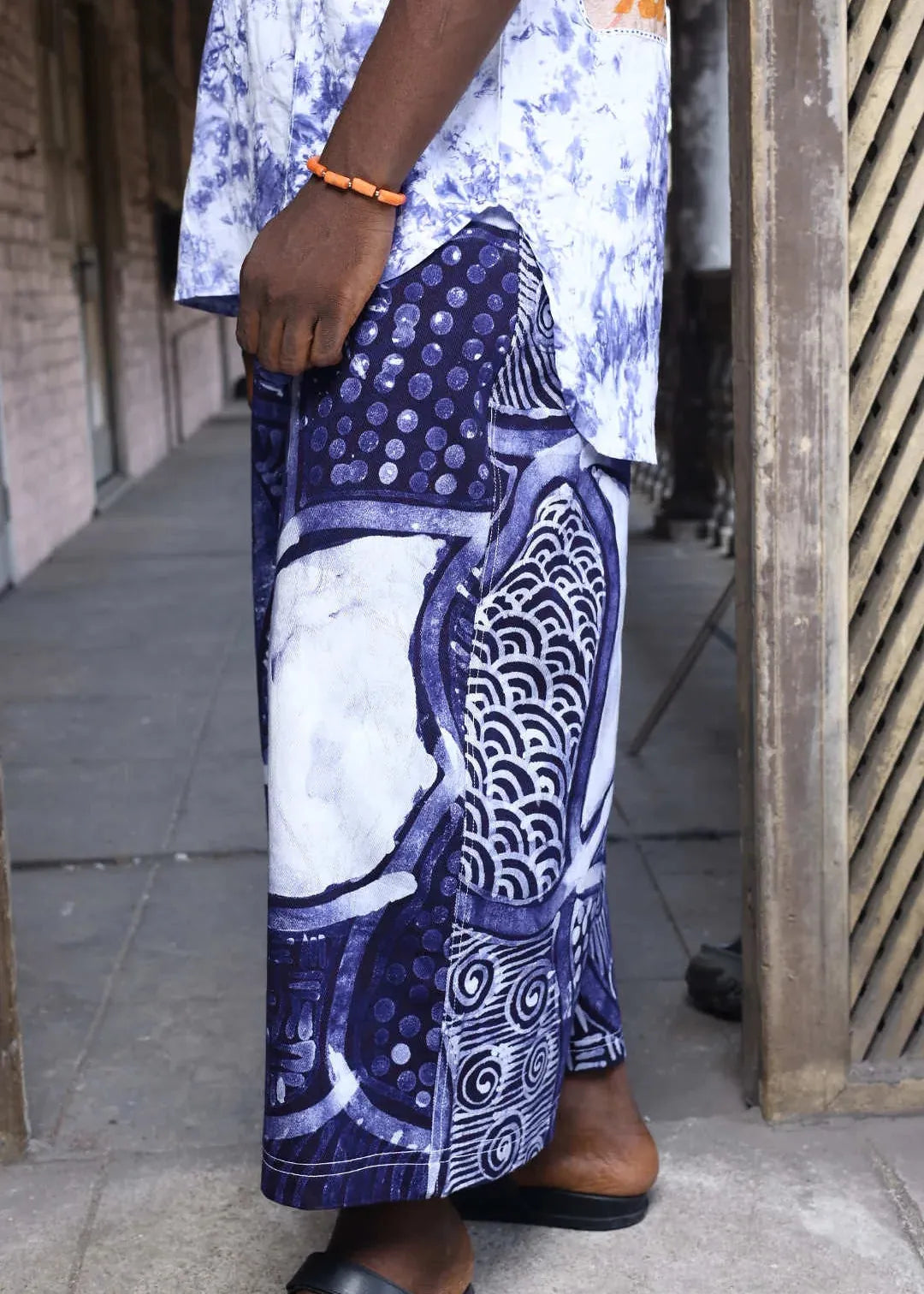 Ebonimode Short Jola Adire Jort