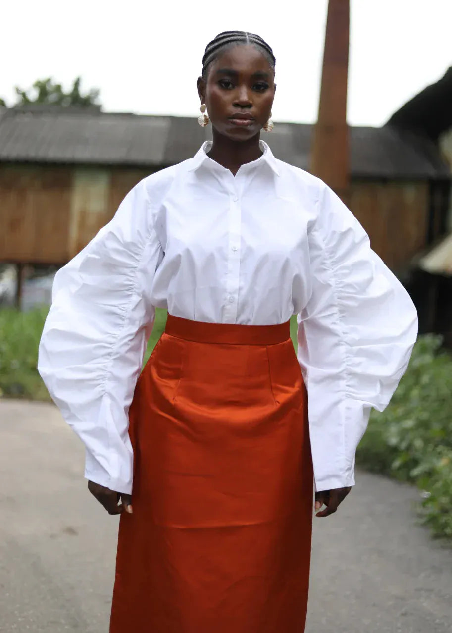 Gozi Fego Shirt ZINA Cotton Structured Shirt