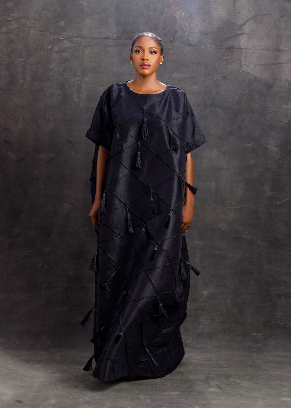 House of Naia Bubus & Kaftans Black / One size Tare Kaftan
