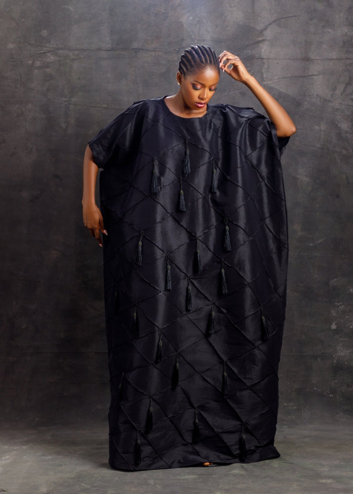House of Naia Bubus & Kaftans Black / One size Tare Kaftan