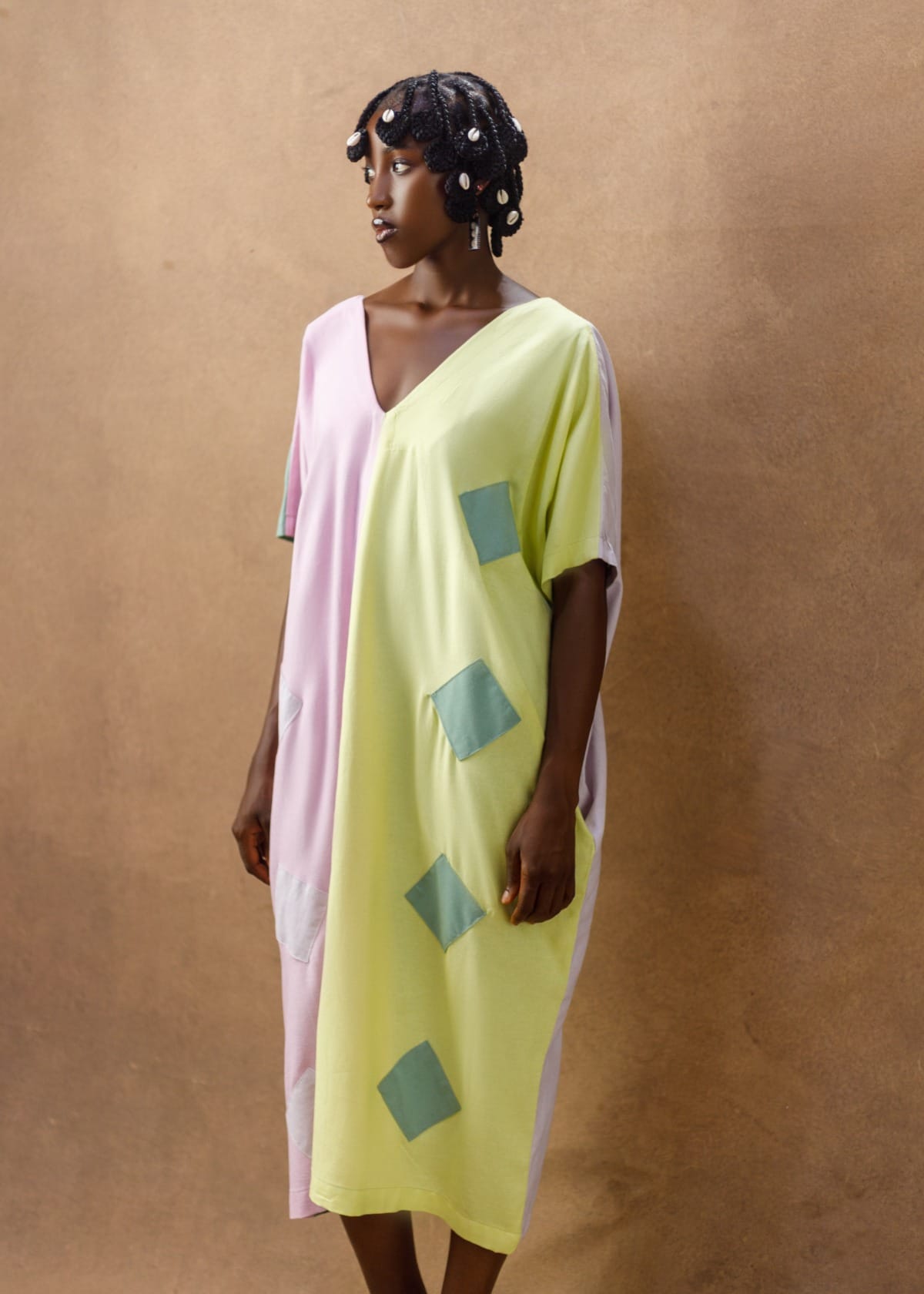 House of Naia Bubus & Kaftans One Size / Multicolour Abeni Kaftan