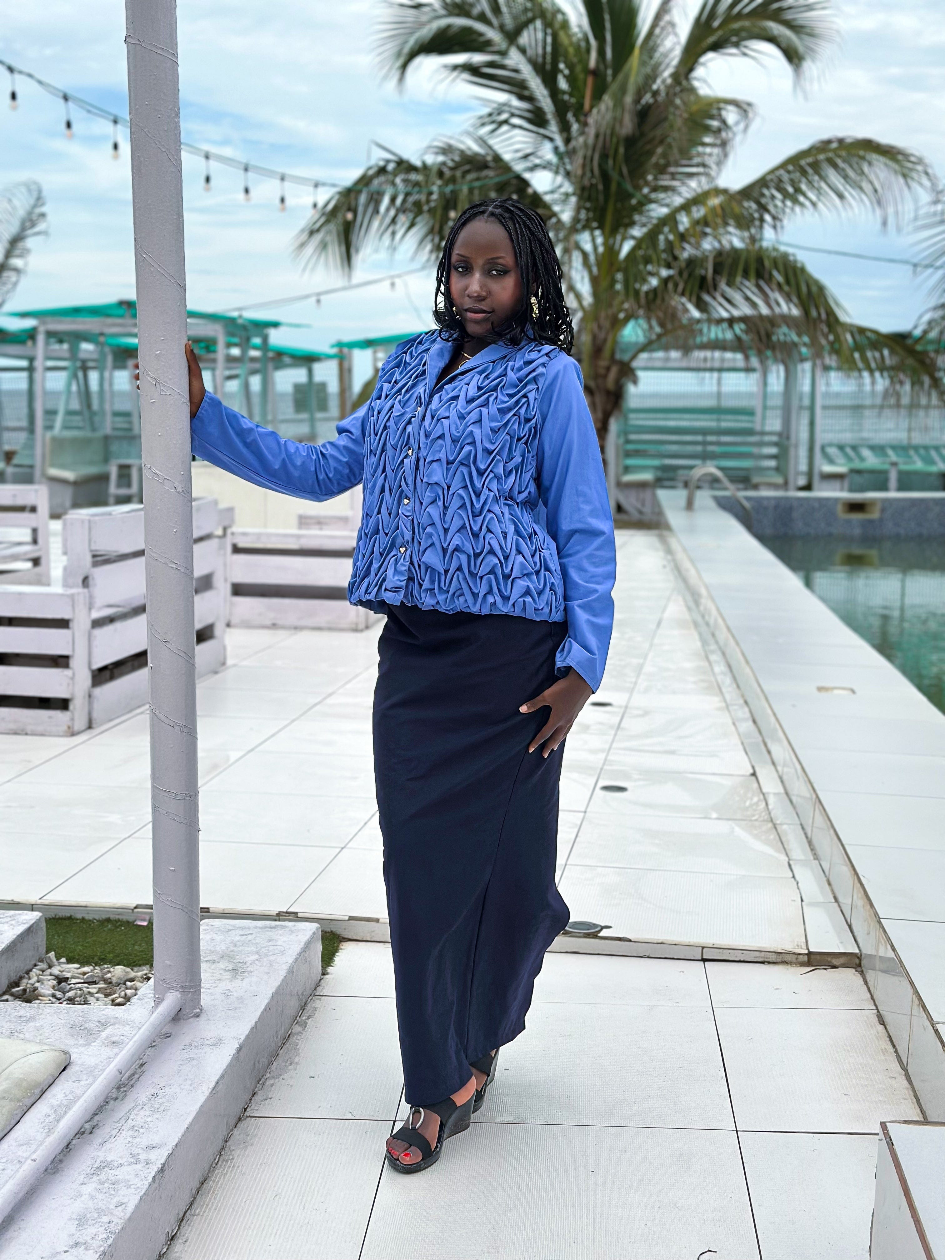 IQUO Co-Ord Set Mojisola Top and Skirt Set