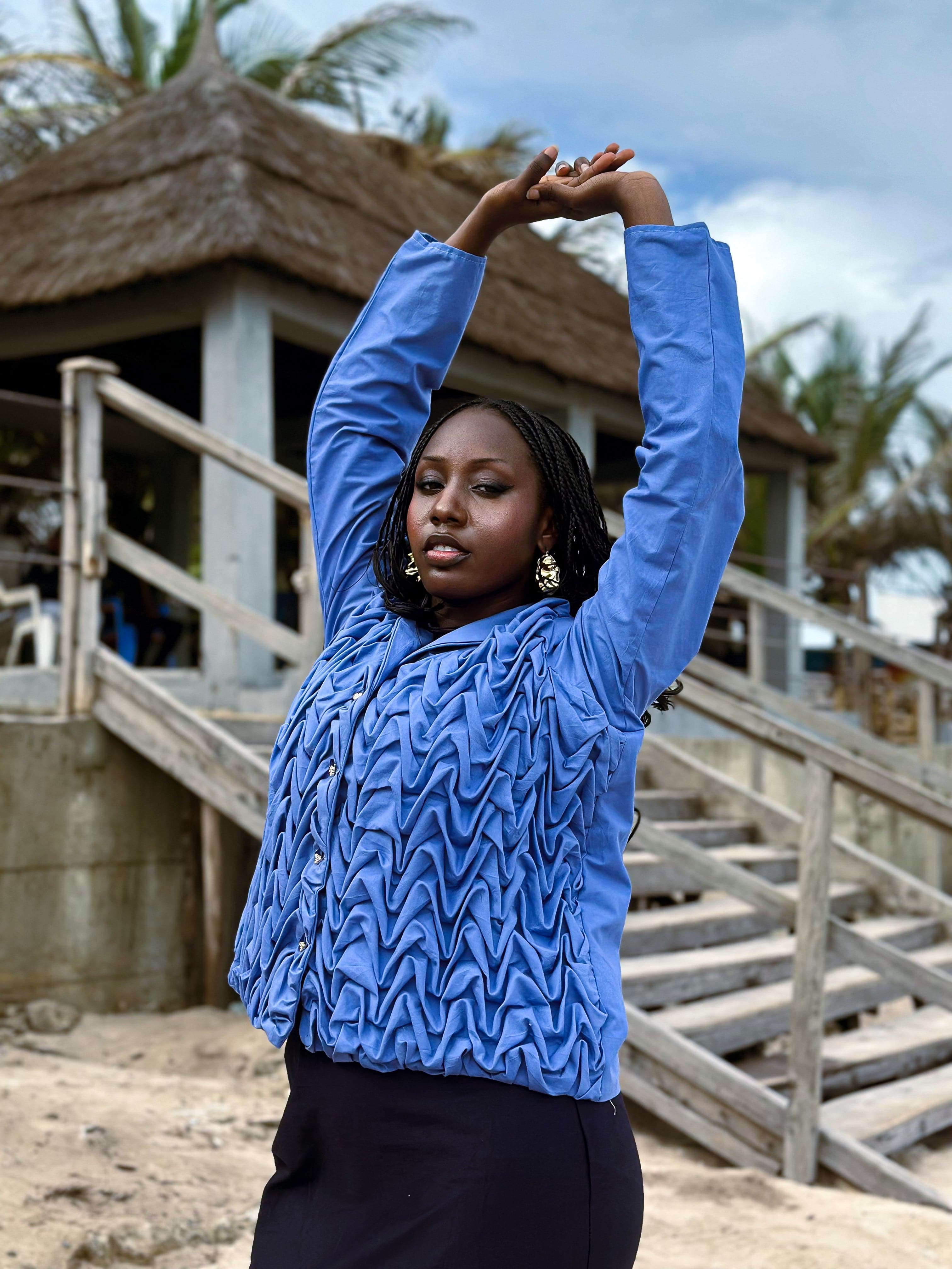 IQUO Co-Ord Set Mojisola Top and Skirt Set