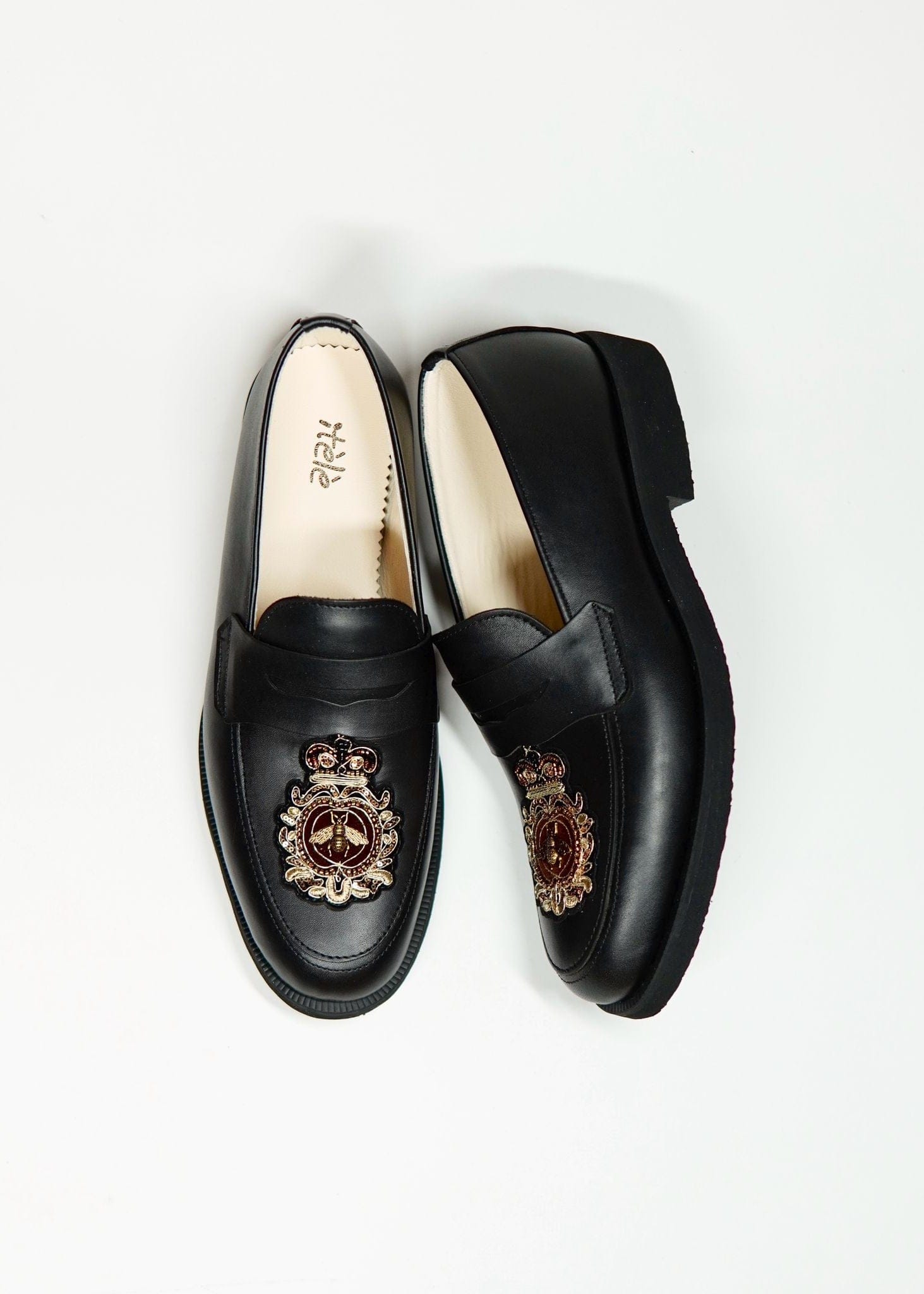 Itele Footwear Black Hive II Black Penny Loafer
