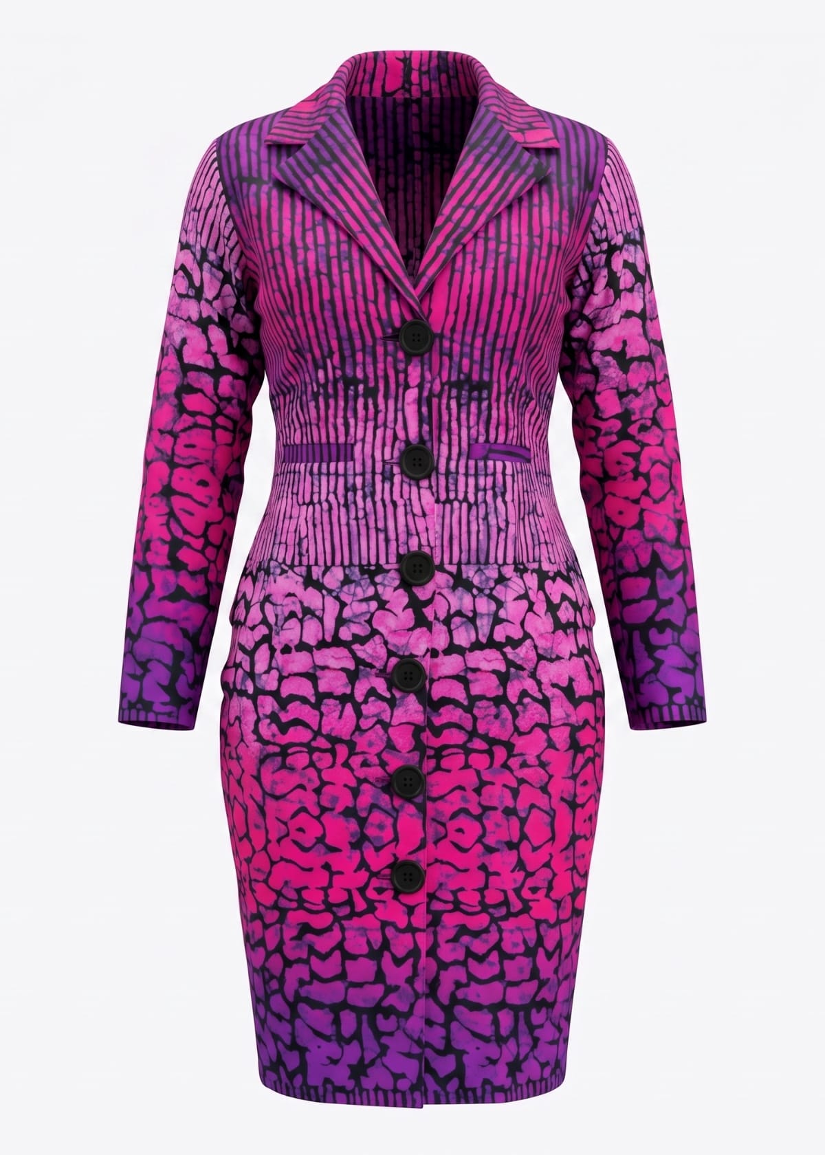 Joyin Afrochic Dresses Ankara Blazer Dress