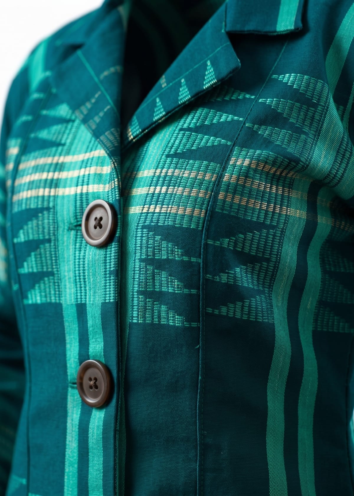 Joyin Afrochic Dresses Aso Oke Blazer Dress