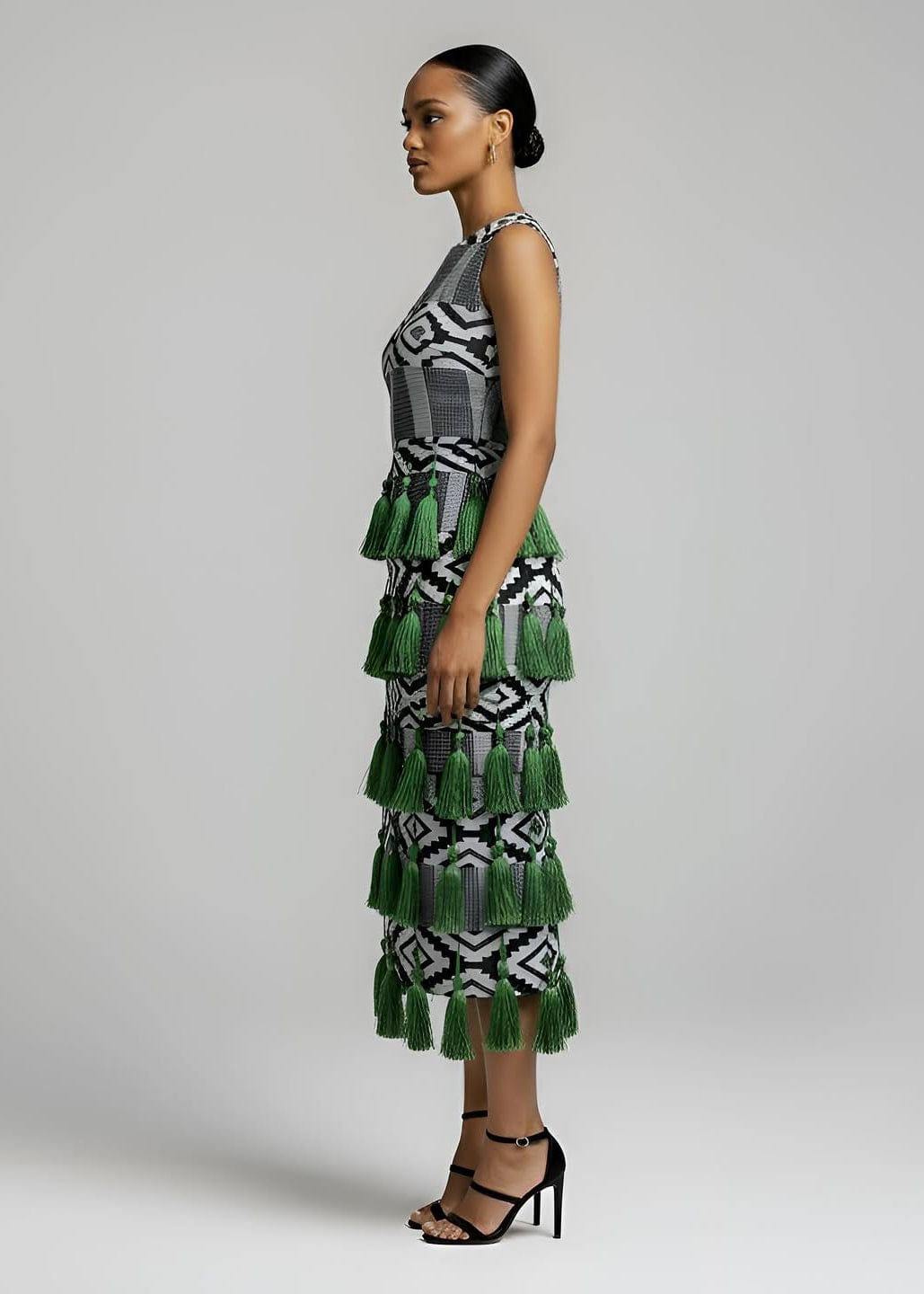KΓAYA Dress Lisa Tassel Akwete Dress