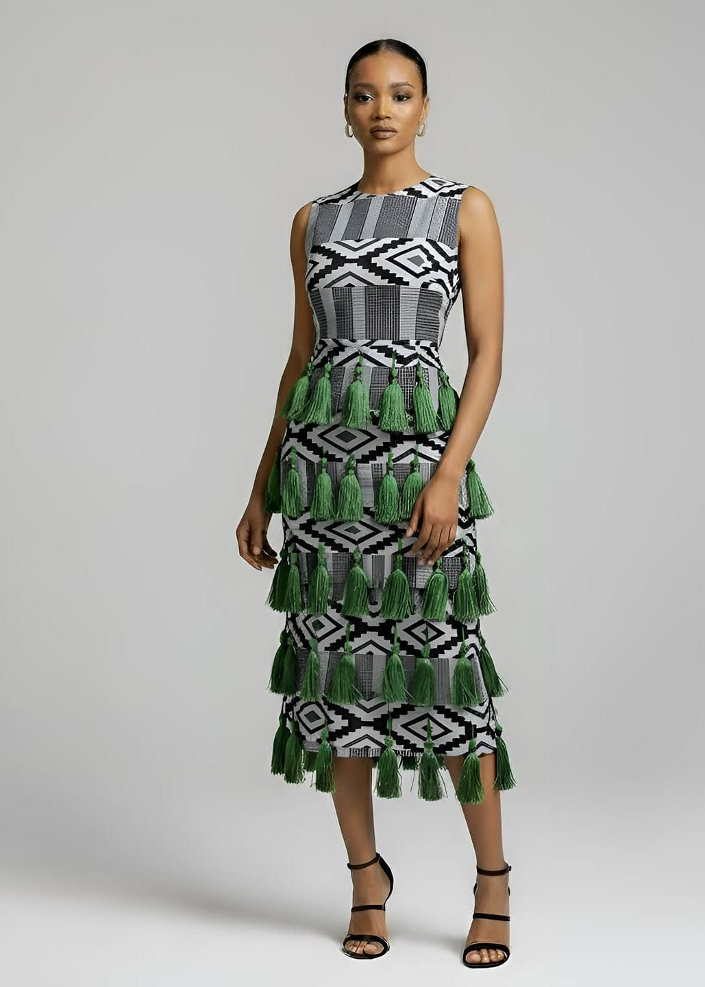 KΓAYA Dress Lisa Tassel Akwete Dress