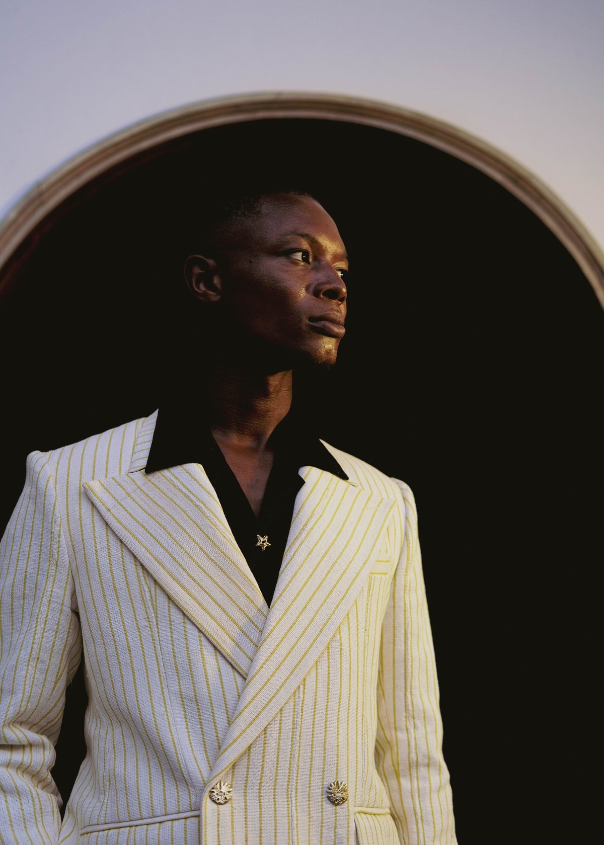 Sika Suit Jacket - White - Cotton - Suits - African Fashion by Kente Gentlemen