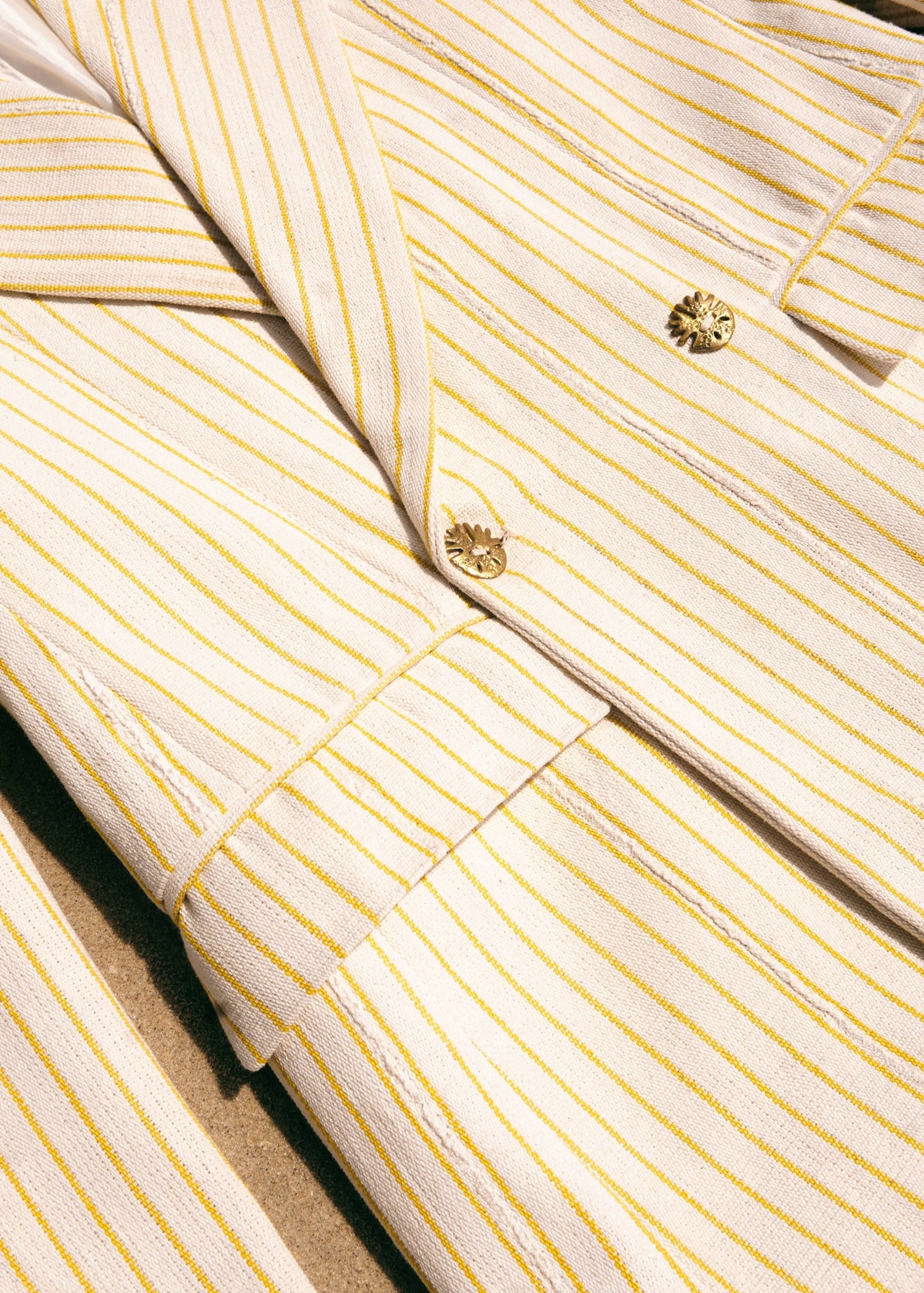 Sika Suit Jacket - White - Cotton - Suits - African Fashion by Kente Gentlemen