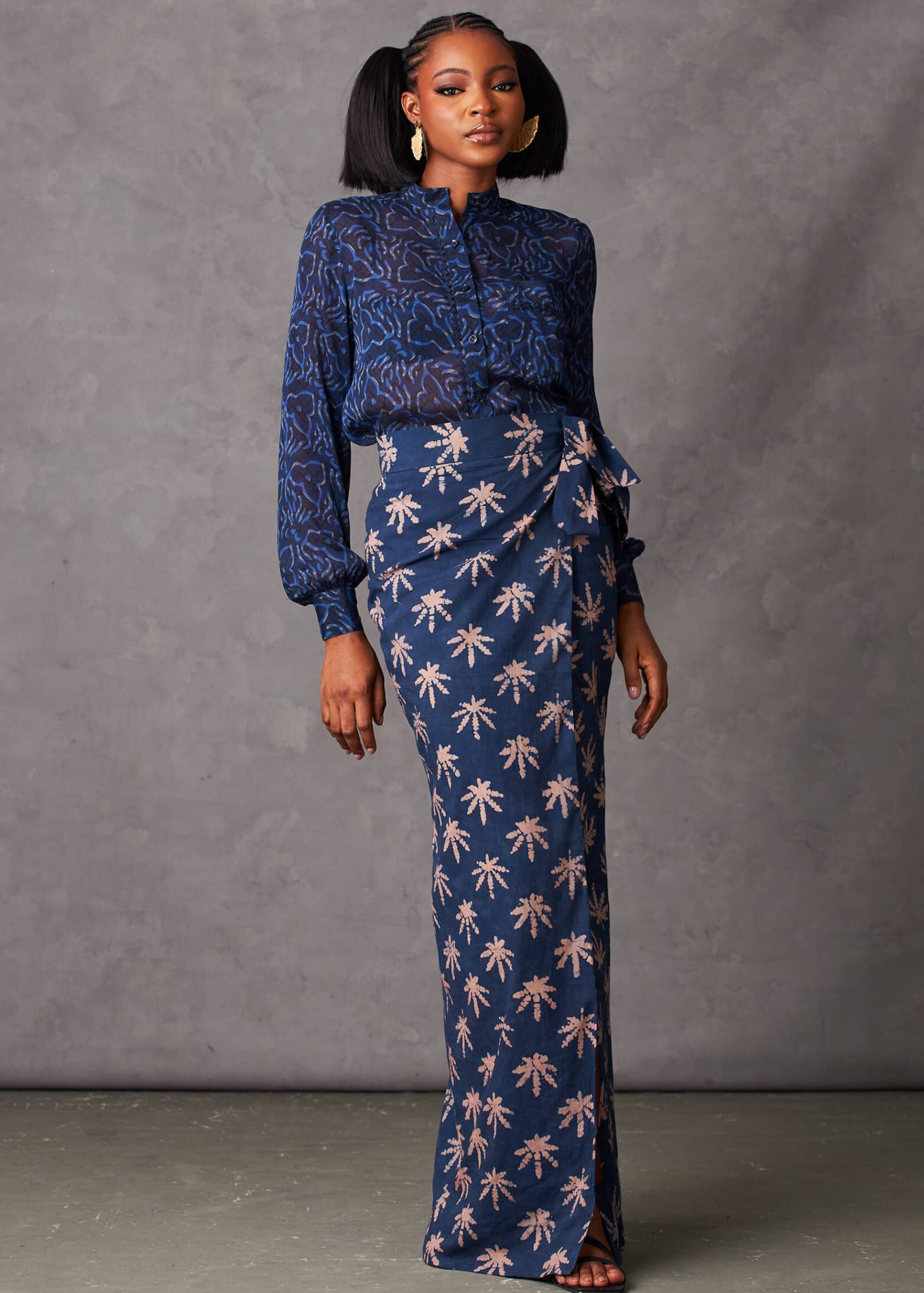Kwelaku Blouse Uru Button Down Blouse