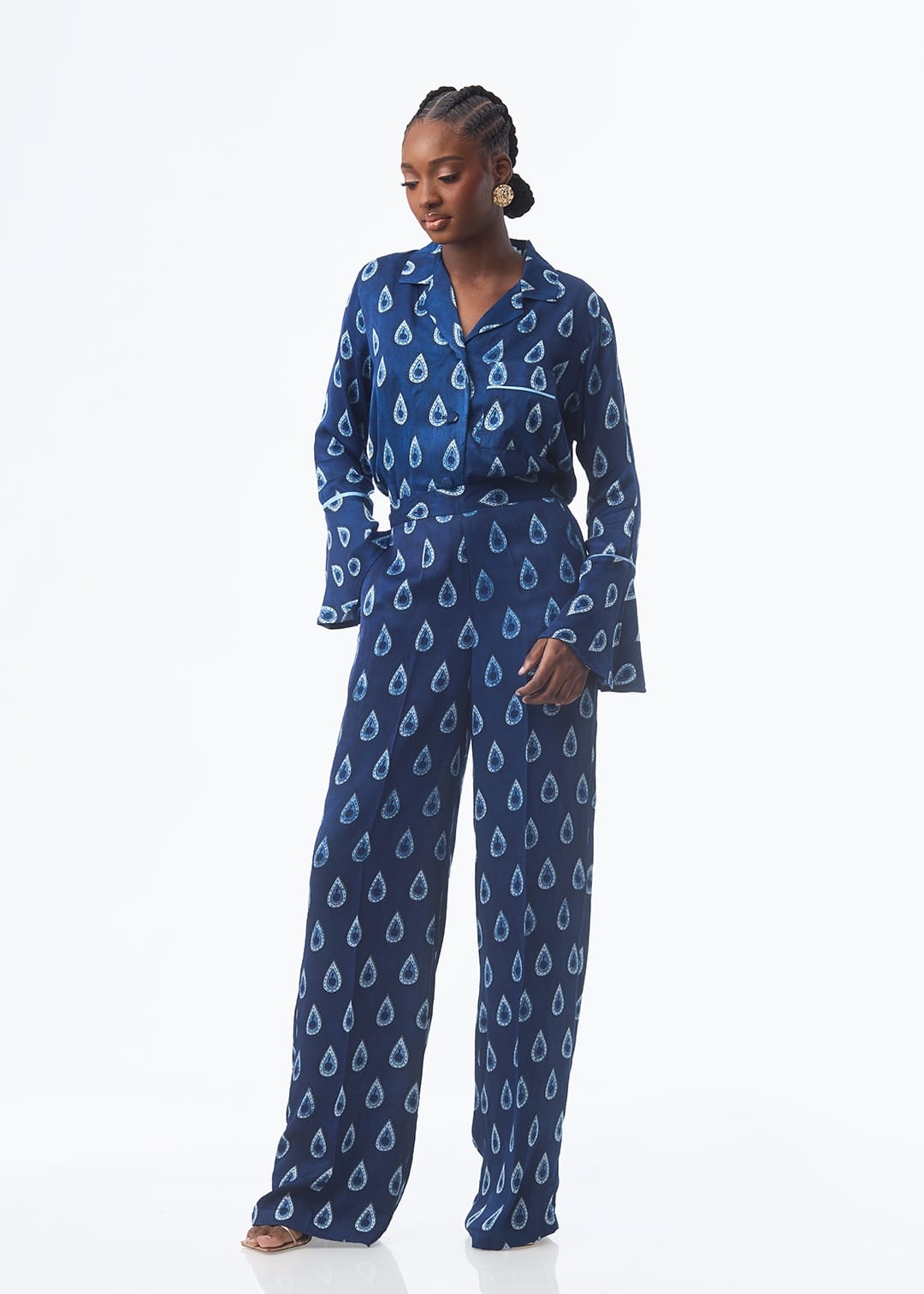 Kwelaku Co-ord Sets & Matching Sets Raindrop Day-jama Set