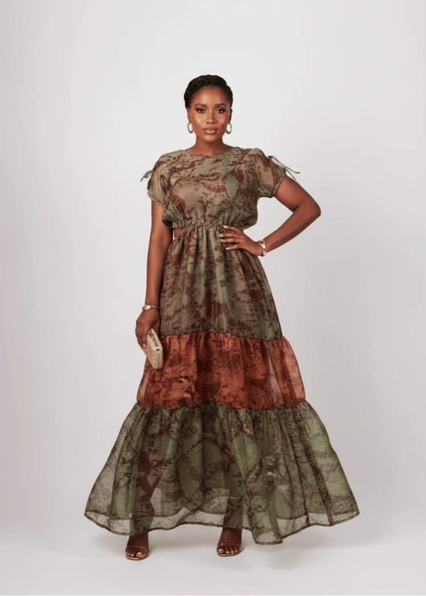 Kwelaku Dress Ifunu Organza Maxi Dress