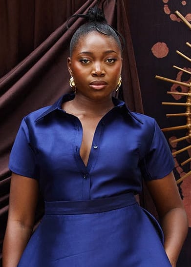 Kwelaku Skirts Nkwo Assymetric Midi Skirt