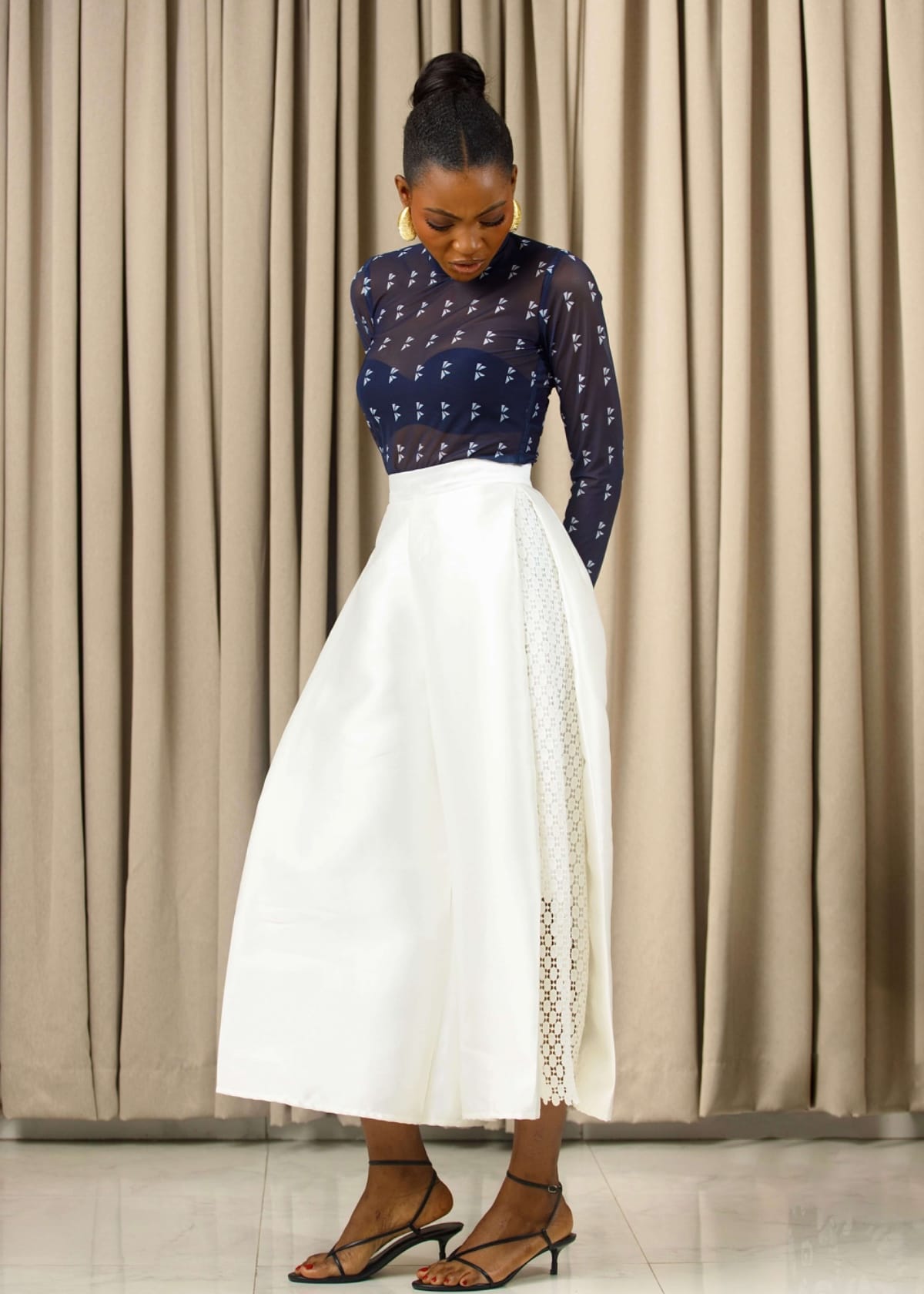 Kwelaku Trousers & Jeans Nkwo Asymmetric Culottes