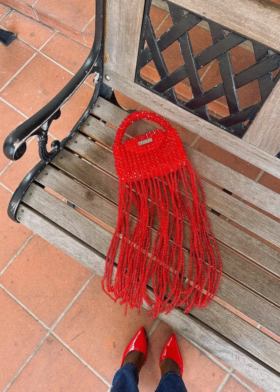 Lola Signature Bags & Handbags Ariya Beaded Bag