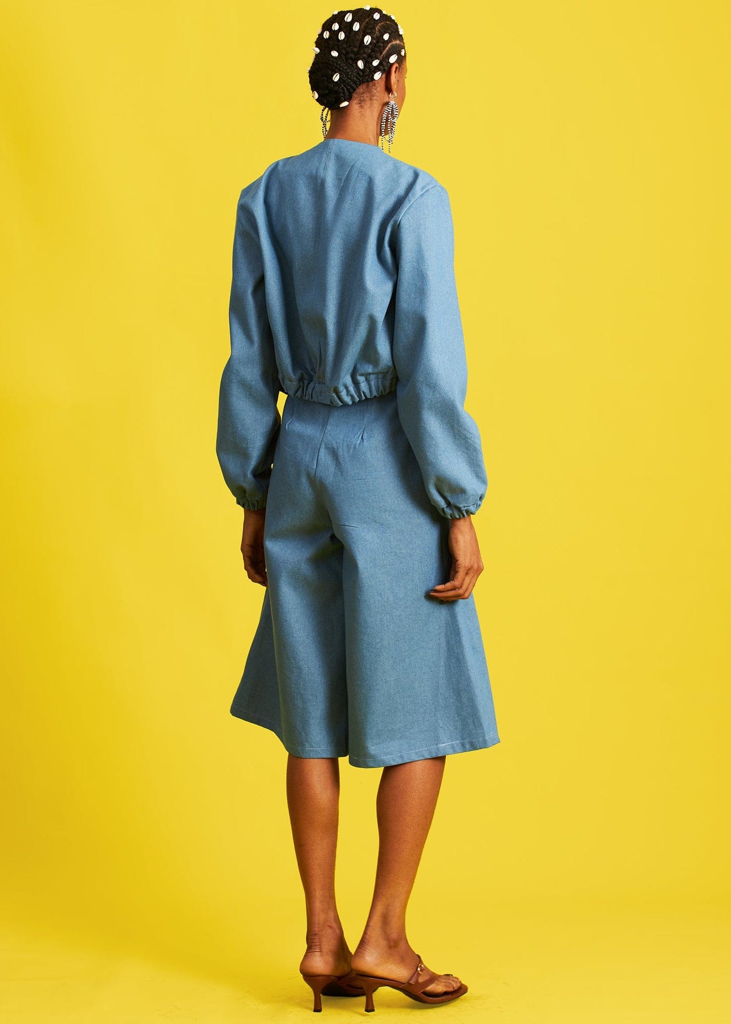 M.O.T Co-Ord Set Nonye Denim Cotton Set