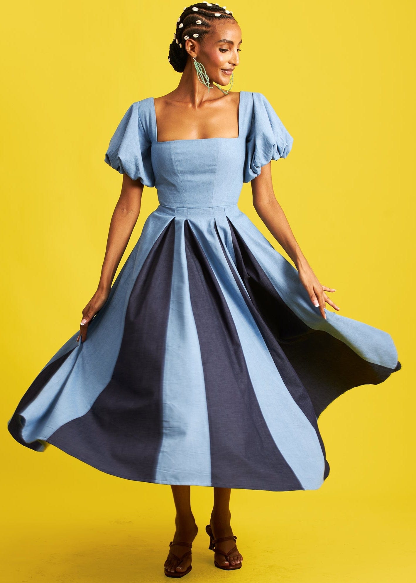 M.O.T Dress Affiong Denim Dress