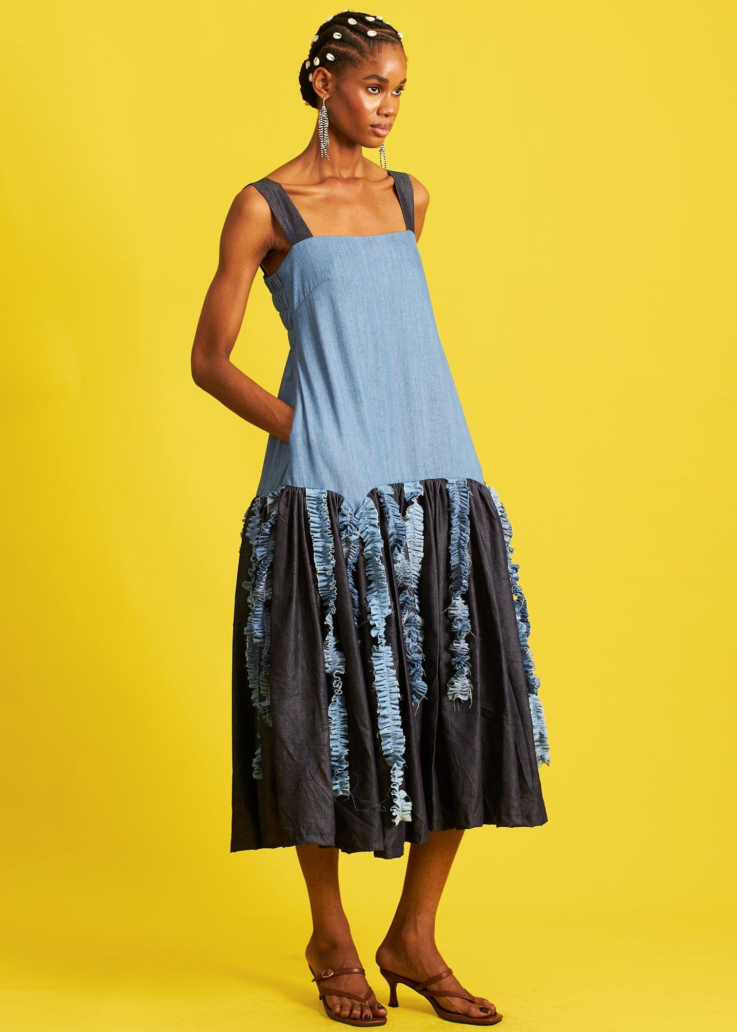 M.O.T Dress Dark Blue / S Dunsin Denim Dress