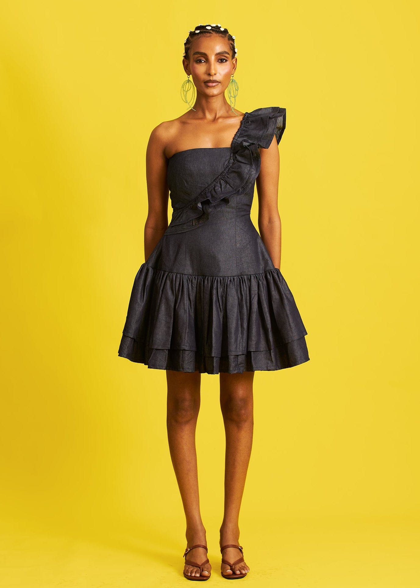 M.O.T Dress Dark Blue / S Hasana Mini Denim Dress