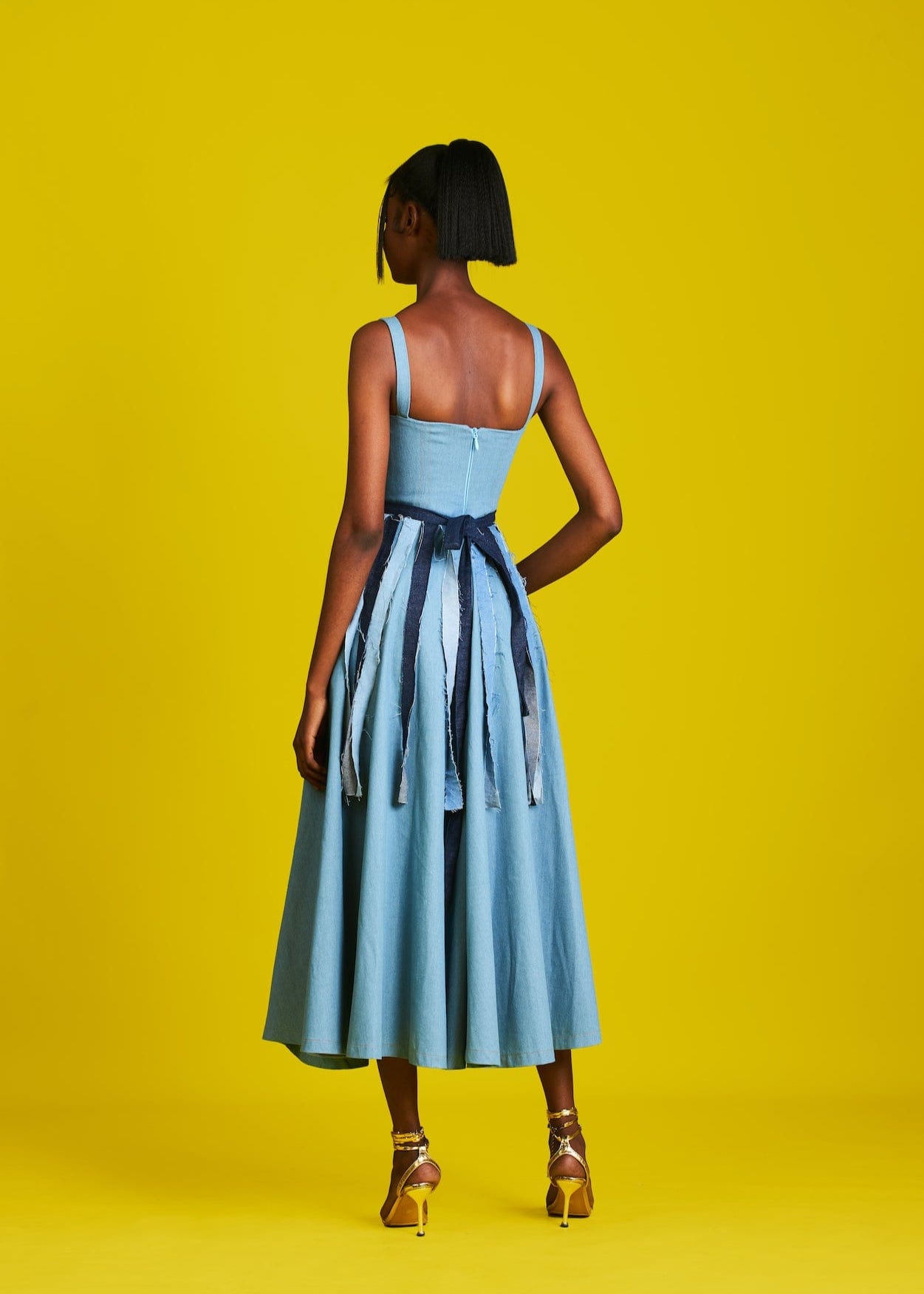 M.O.T Dress Kene Strap Dress (Patchwork)