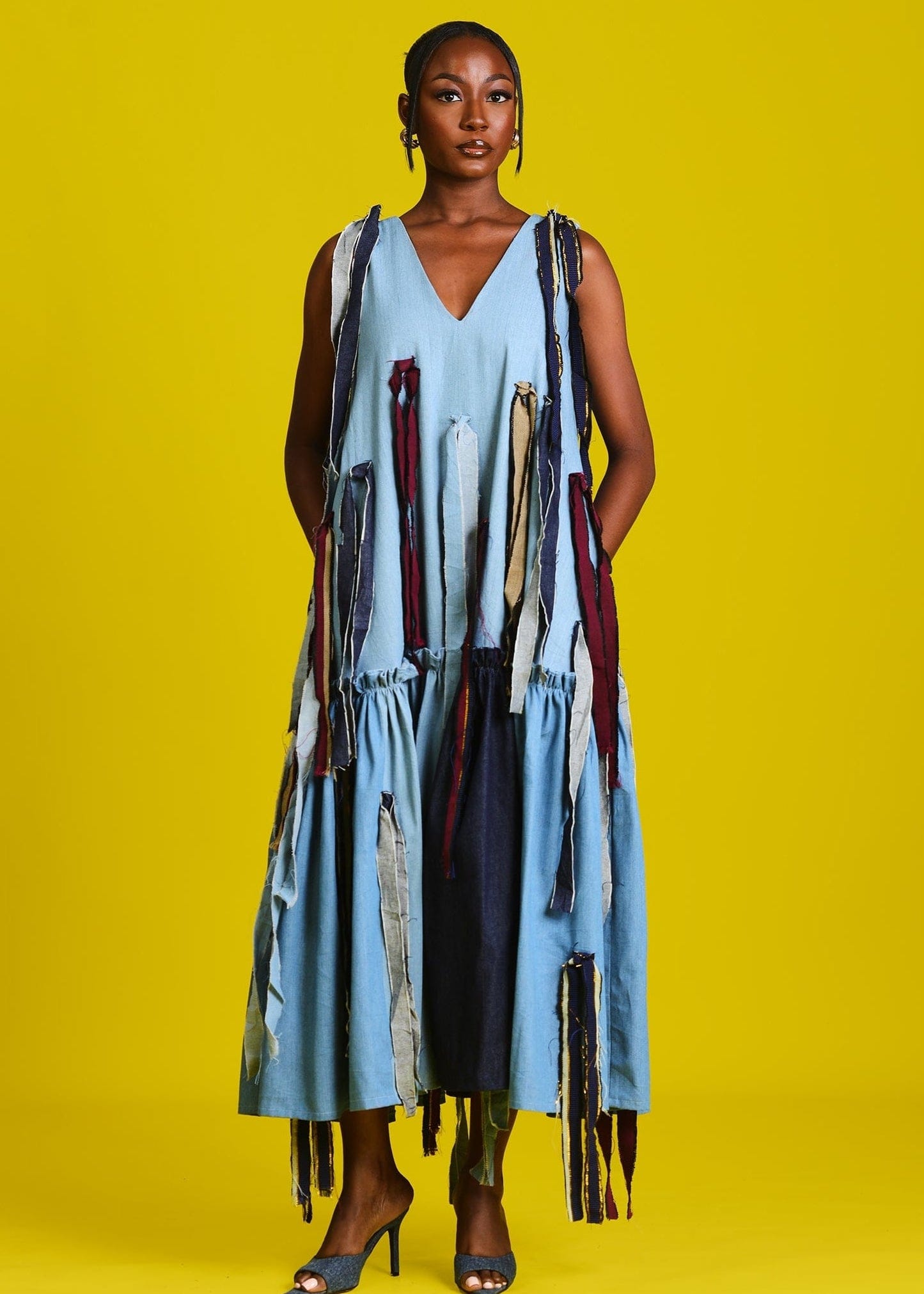 Yinx 2.0 Denim Dress - African Fashion