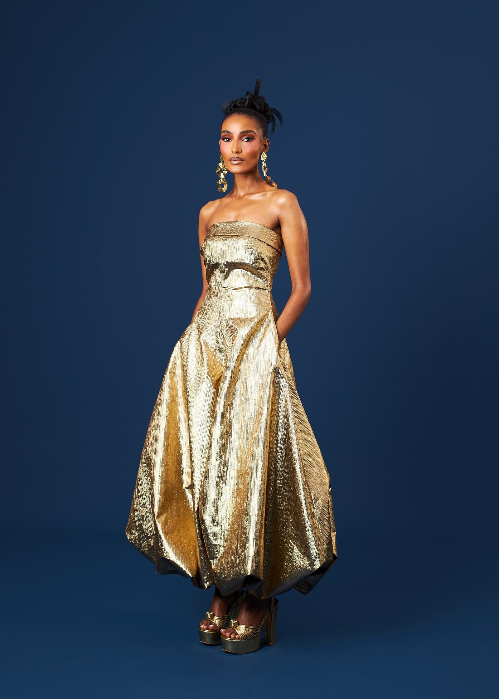 M.O.T Jumpsuit Turai Gold Jumpsuit