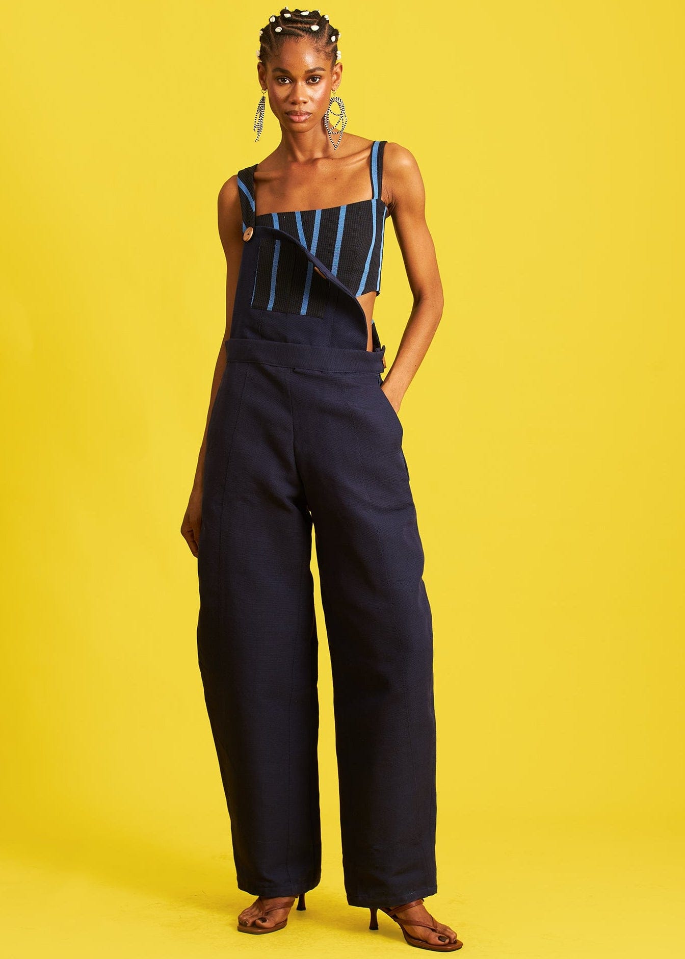 M.O.T Jumpsuits Dark Blue / S Rahama Denim Jumpsuit