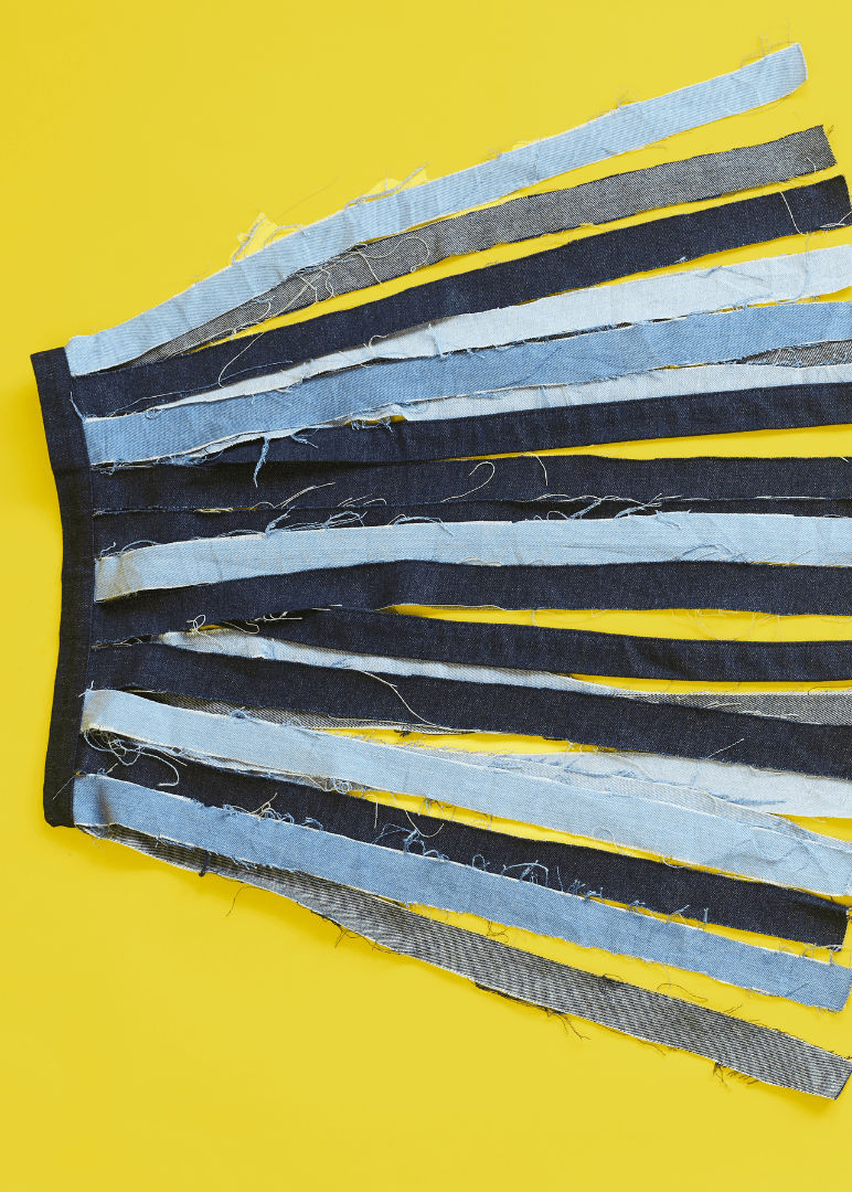 M.O.T The Label Belt Blue / One size Titi Denim Fringe Apron