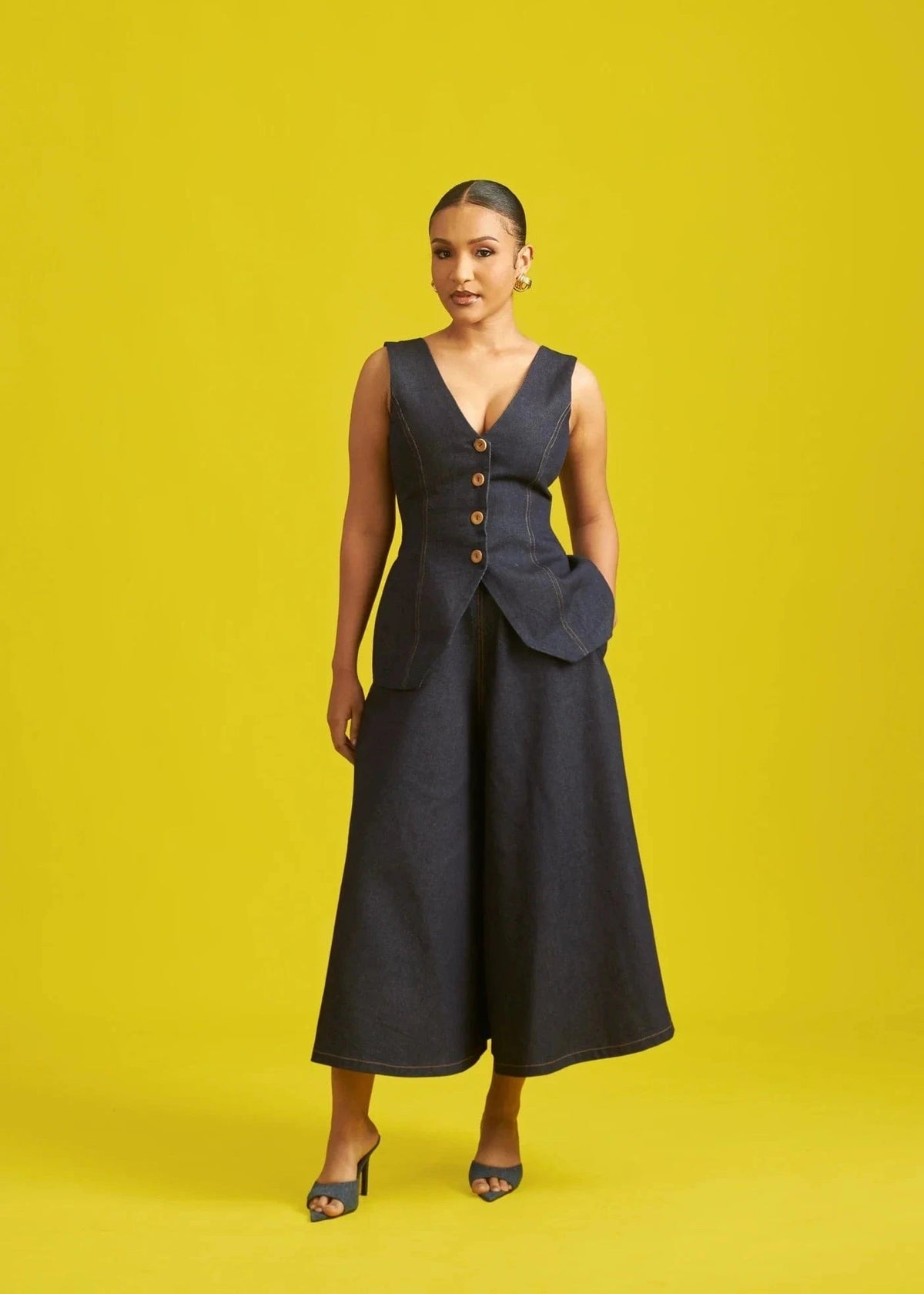 M.O.T The Label Co-Ord Set Asma Denim Set
