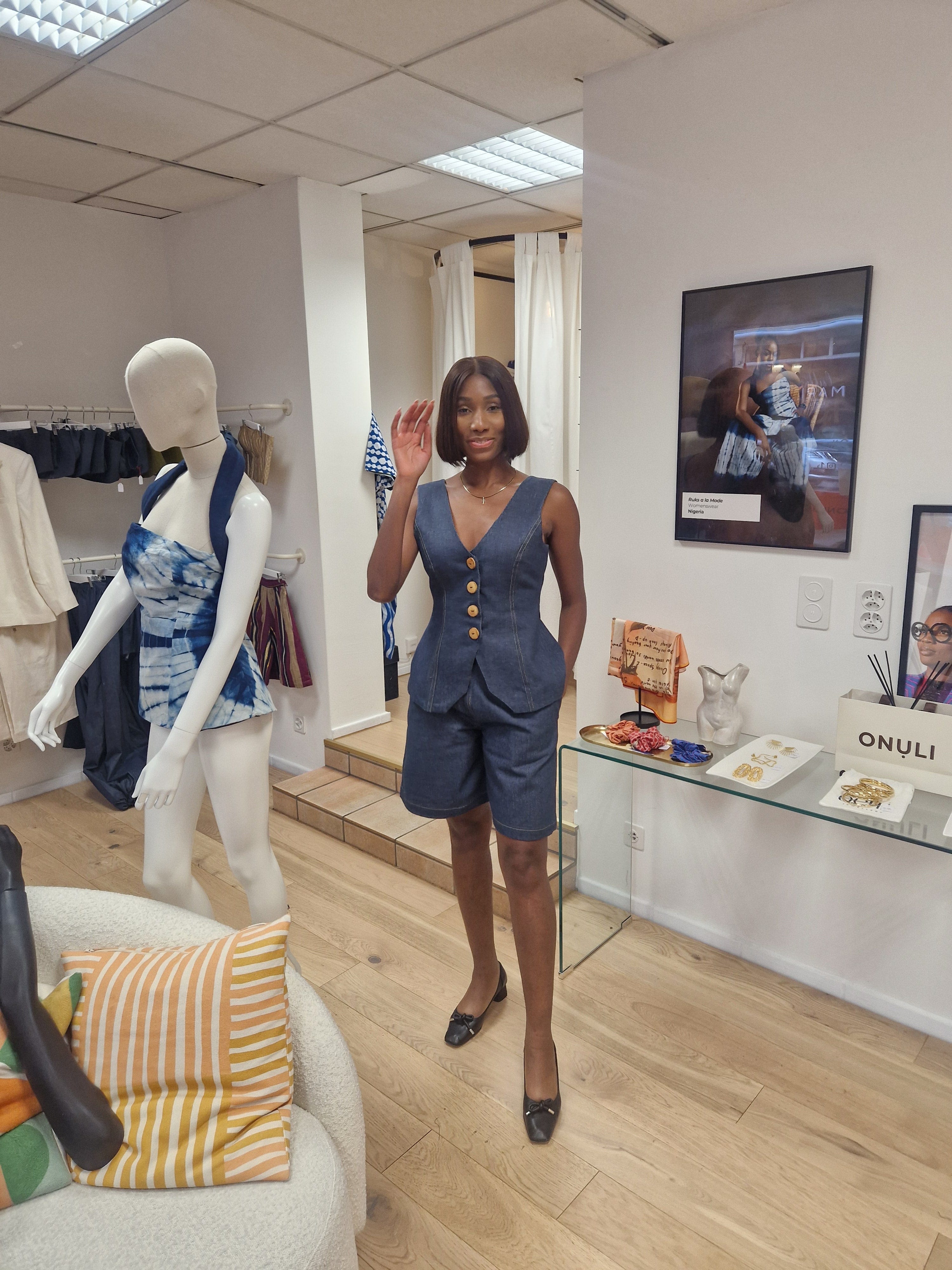 M.O.T The Label Short Blue / 6 Tutu Denim Shorts